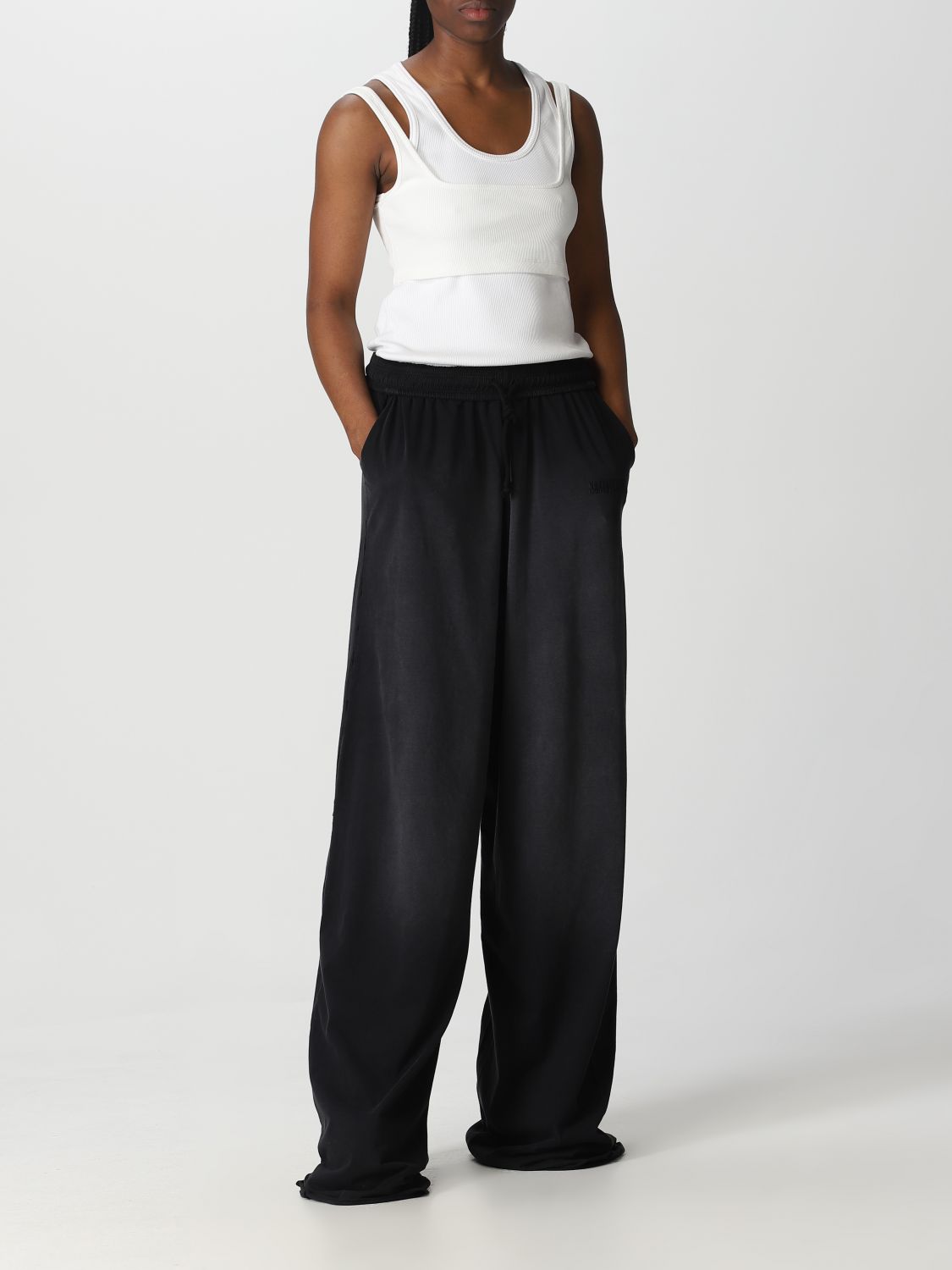 VETEMENTS: pants for woman - Black | Vetements pants UE63SP100B online ...