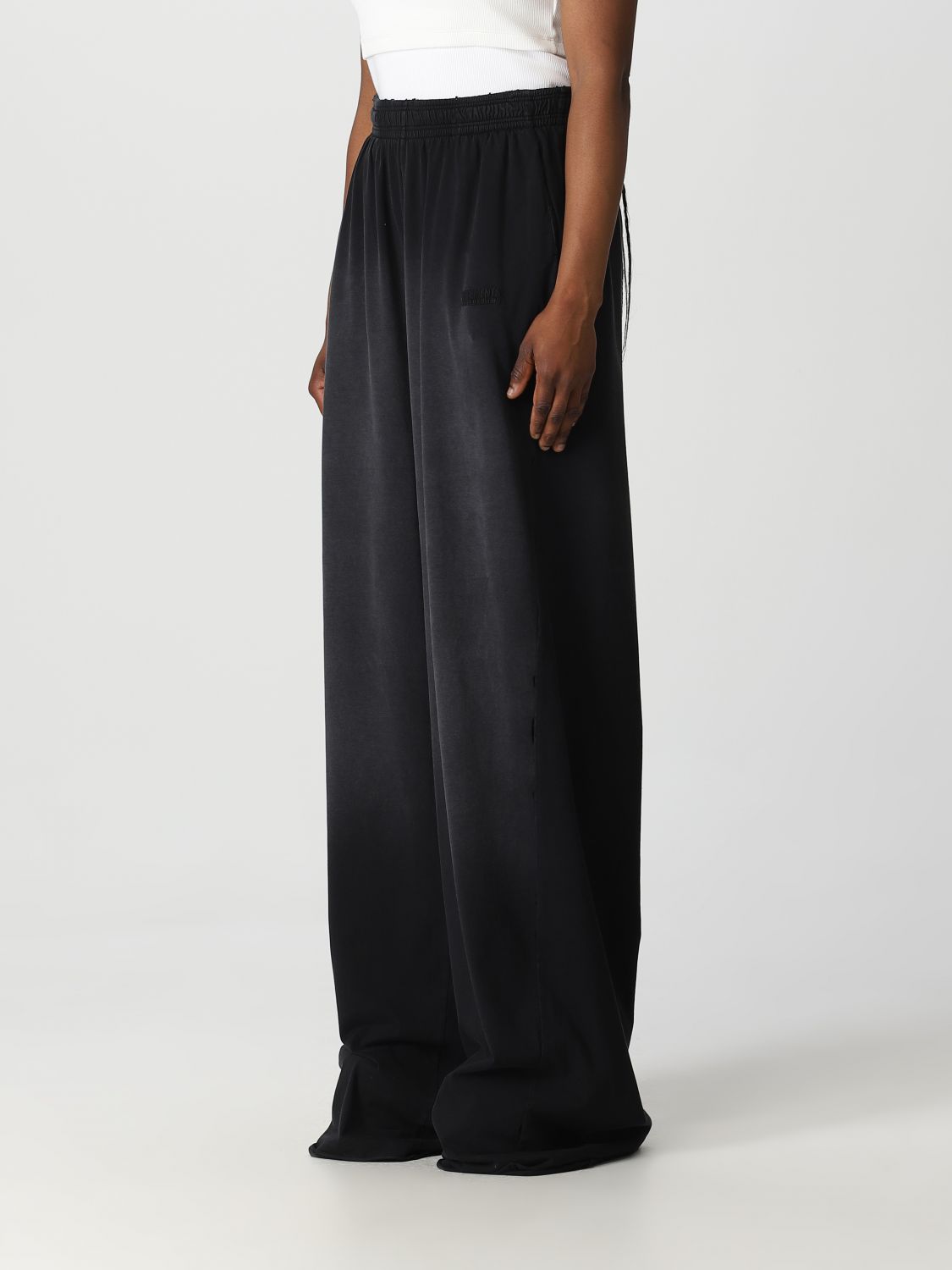 VETEMENTS: pants for woman - Black | Vetements pants UE63SP100B online ...