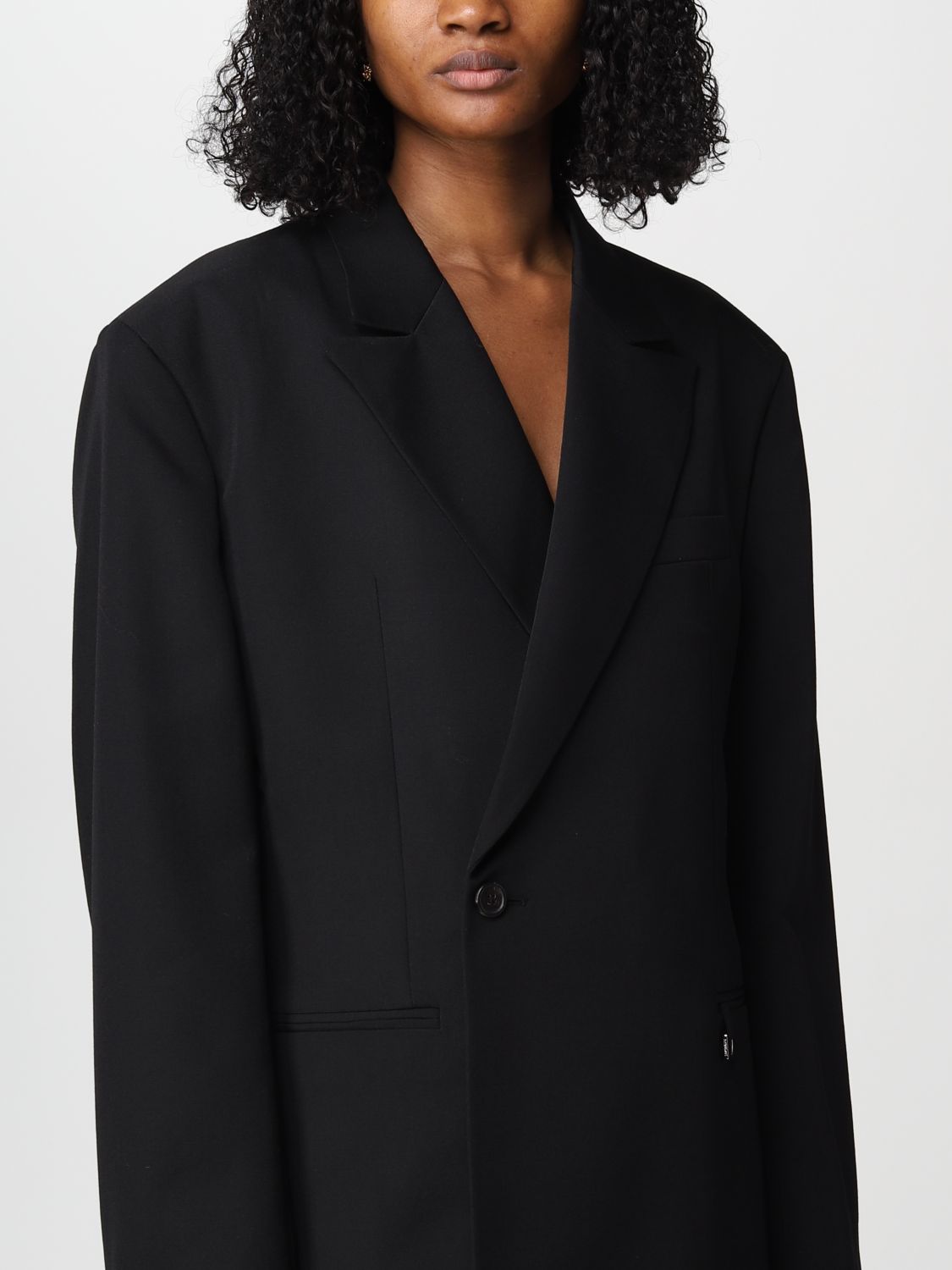 JACQUEMUS: jacket for woman - Black | Jacquemus jacket 235JA0231333 ...