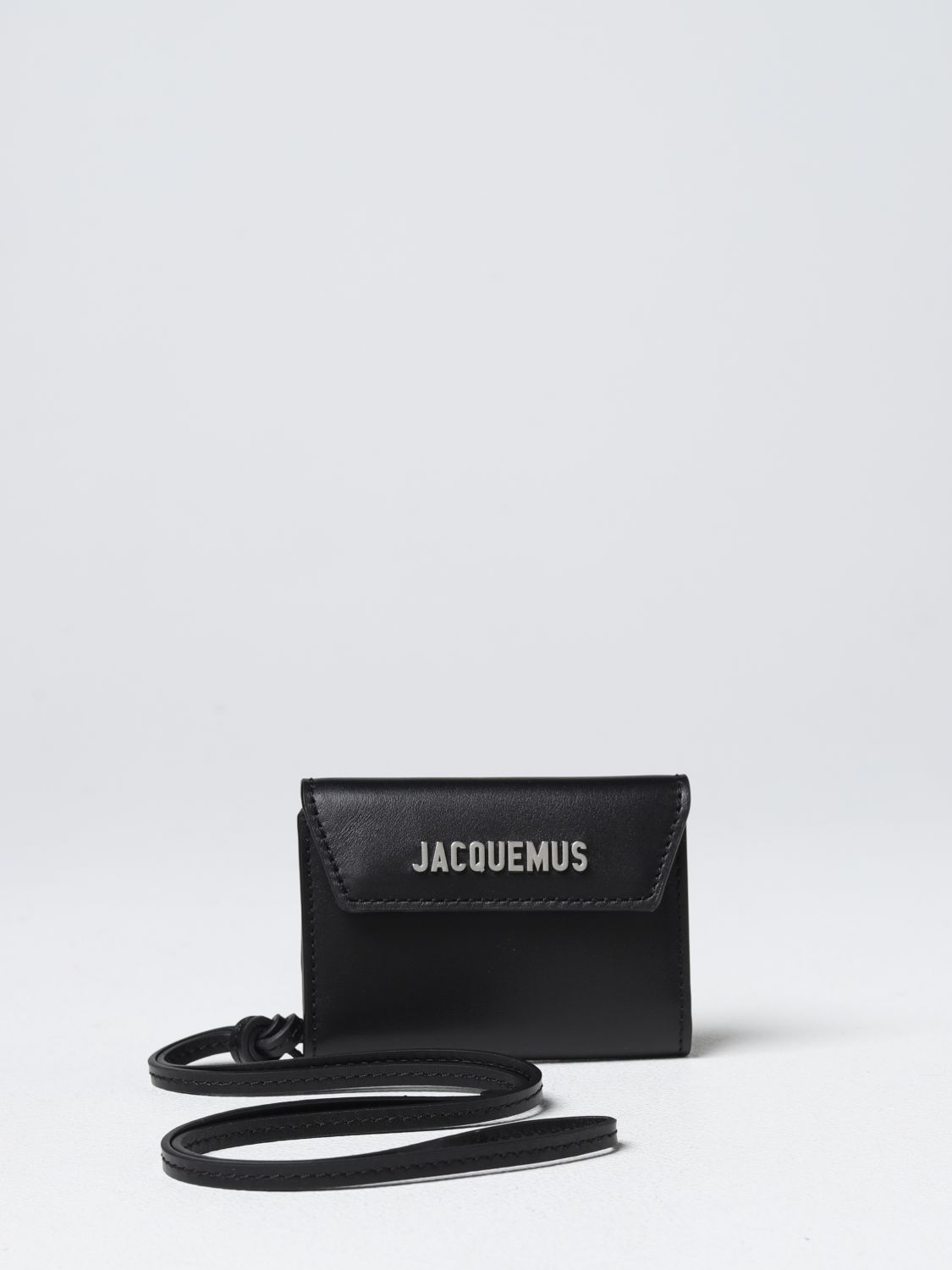 JACQUEMUS：財布 メンズ - ブラック | GIGLIO.COMオンラインの