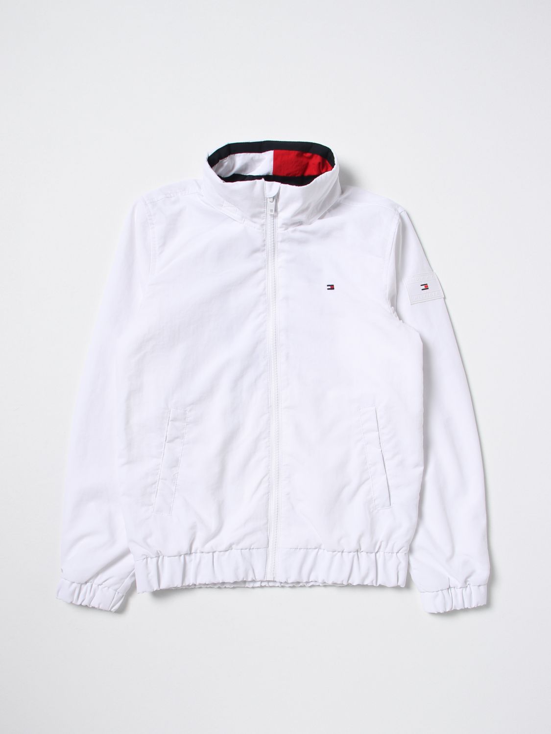 TOMMY jacket for boys - White | Tommy Hilfiger jacket KB0KB08357 on GIGLIO.COM