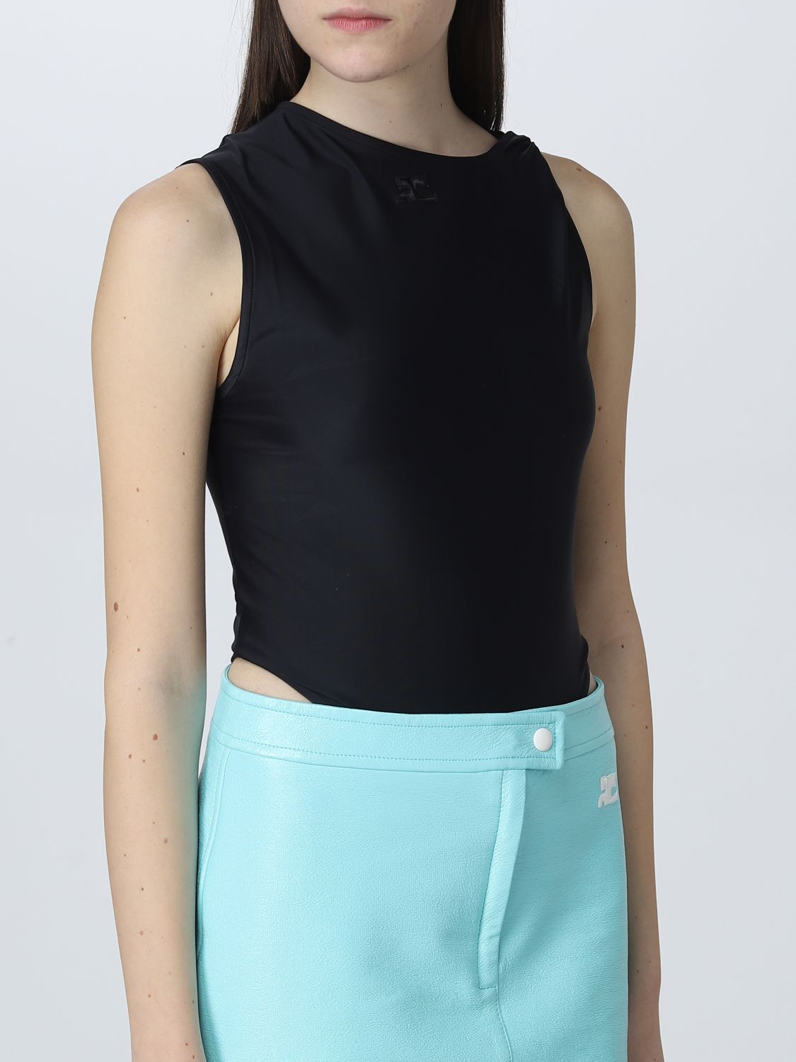 Body Courrèges: Body Courrèges para mujer negro 6