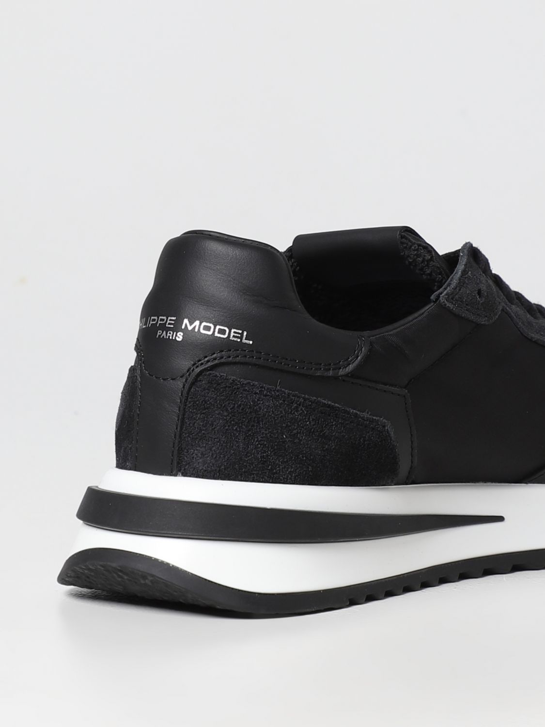 PHILIPPE MODEL: sneakers for man - Black | Philippe Model sneakers TYLU ...