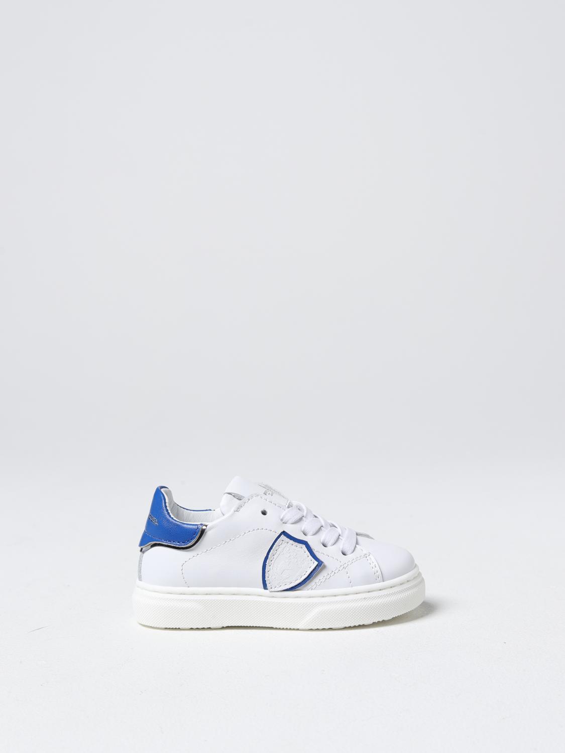 Scarpe Philippe Model Junior: Sneakers Philippe Model Junior in pelle bianco 1 1
