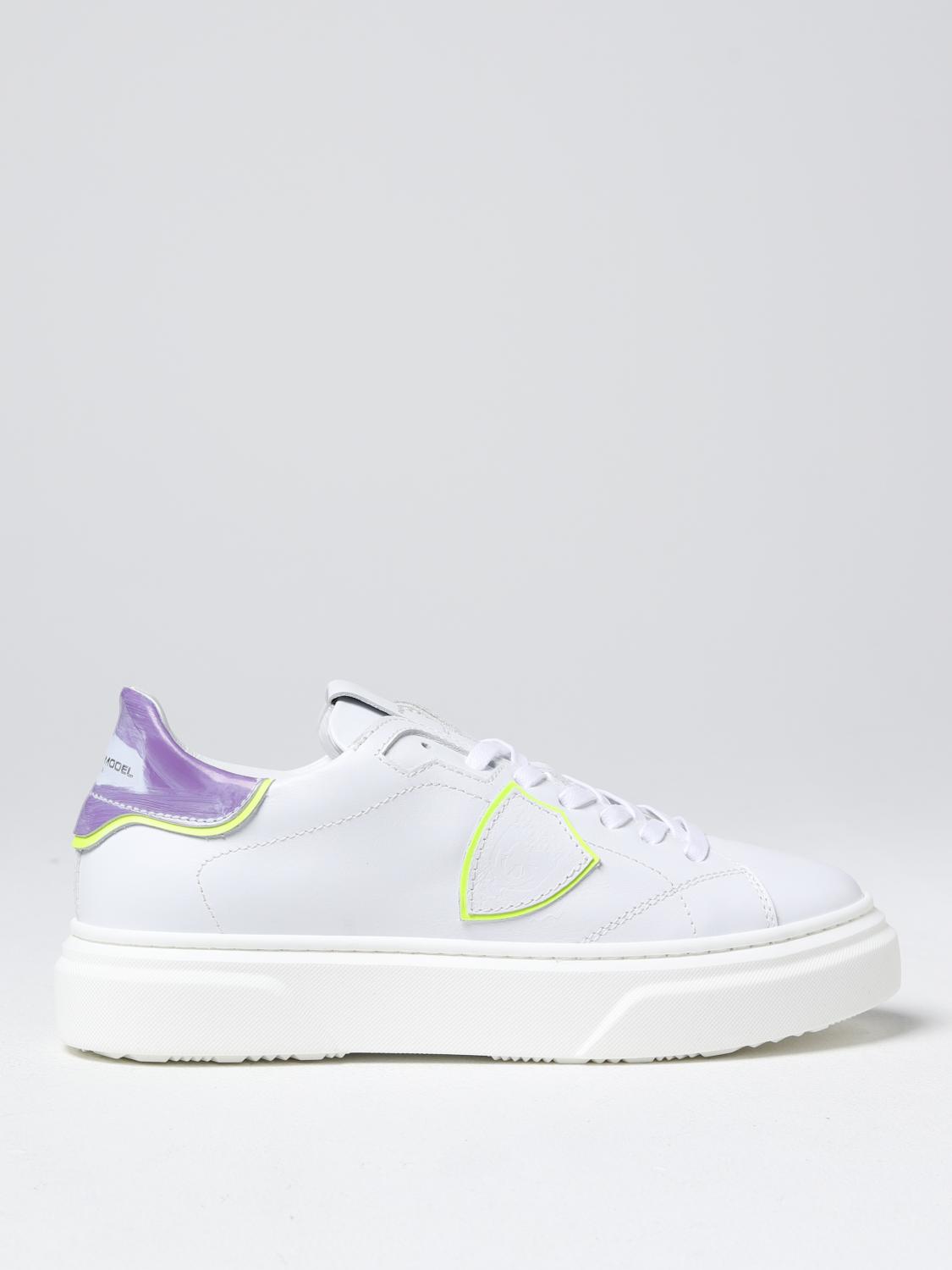 Scarpe Philippe Model Junior: Sneakers Philippe Model Junior in pelle bianco 1