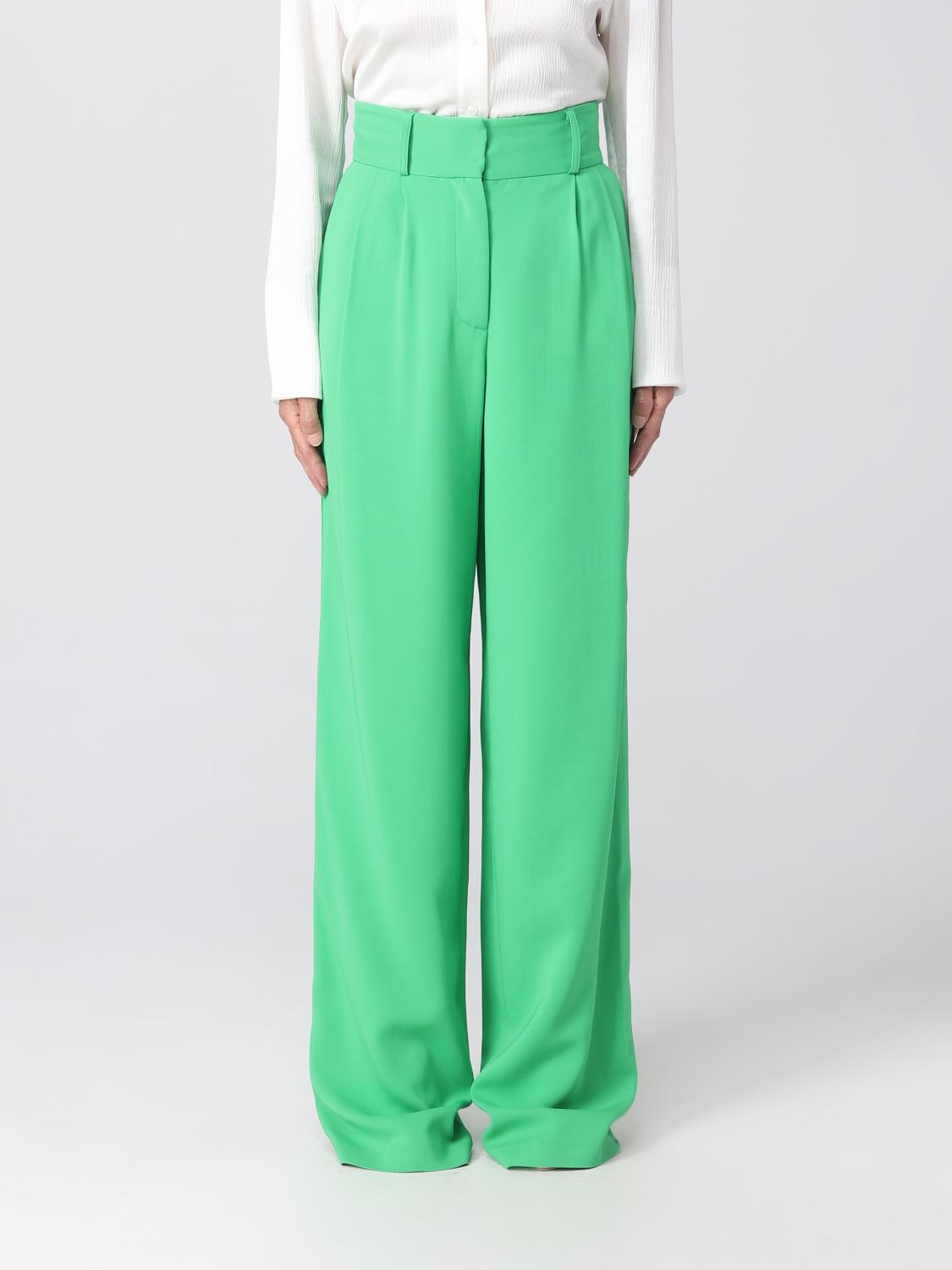 Simona Corsellini Trousers Woman In Green