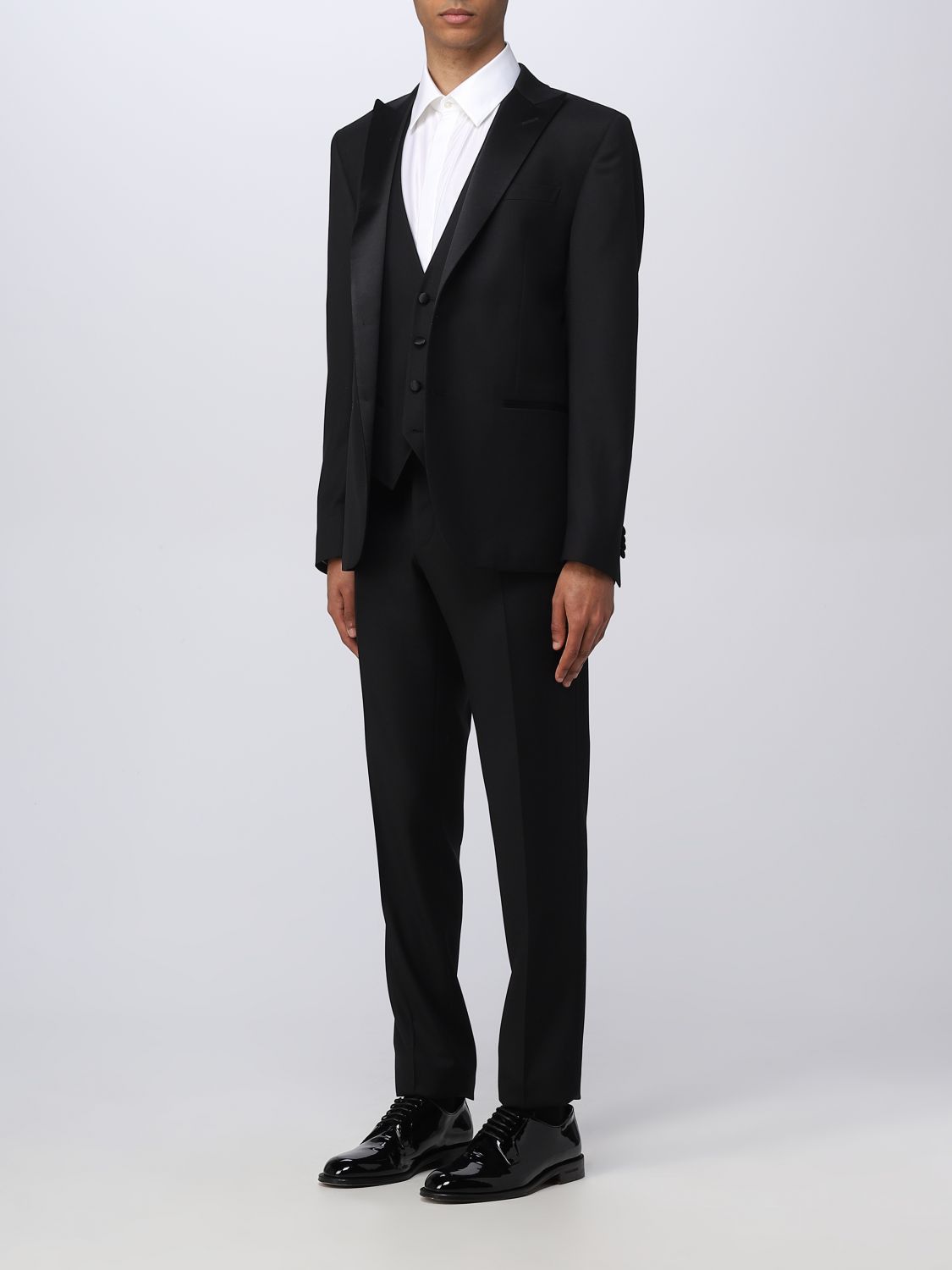 CORNELIANI: suit for man - Black | Corneliani suit 918T603198236 online ...