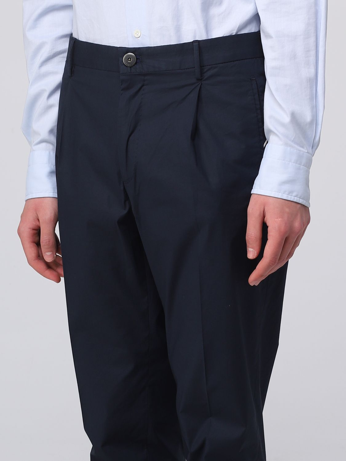 INCOTEX: pants for man - Blue | Incotex pants 1T84CR9372F online on ...