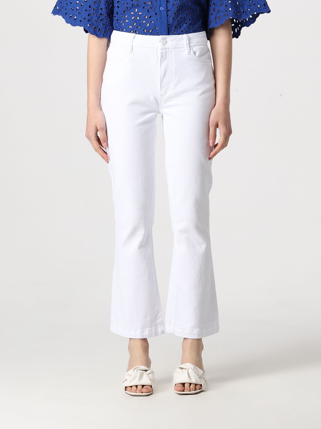 Paige Jeans  Woman In White