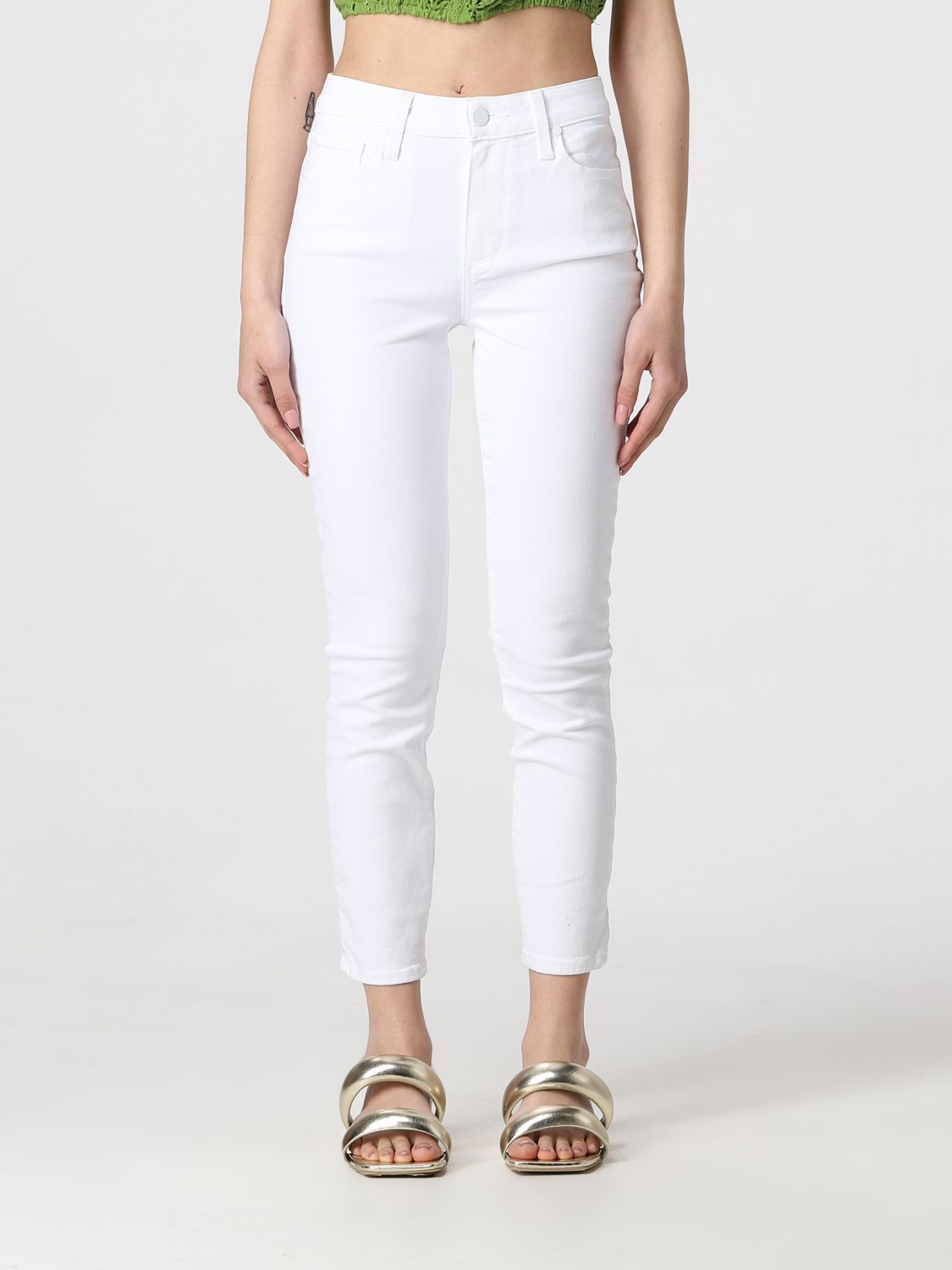 PAIGE: jeans for woman - White | Paige jeans 19142084520 online on ...