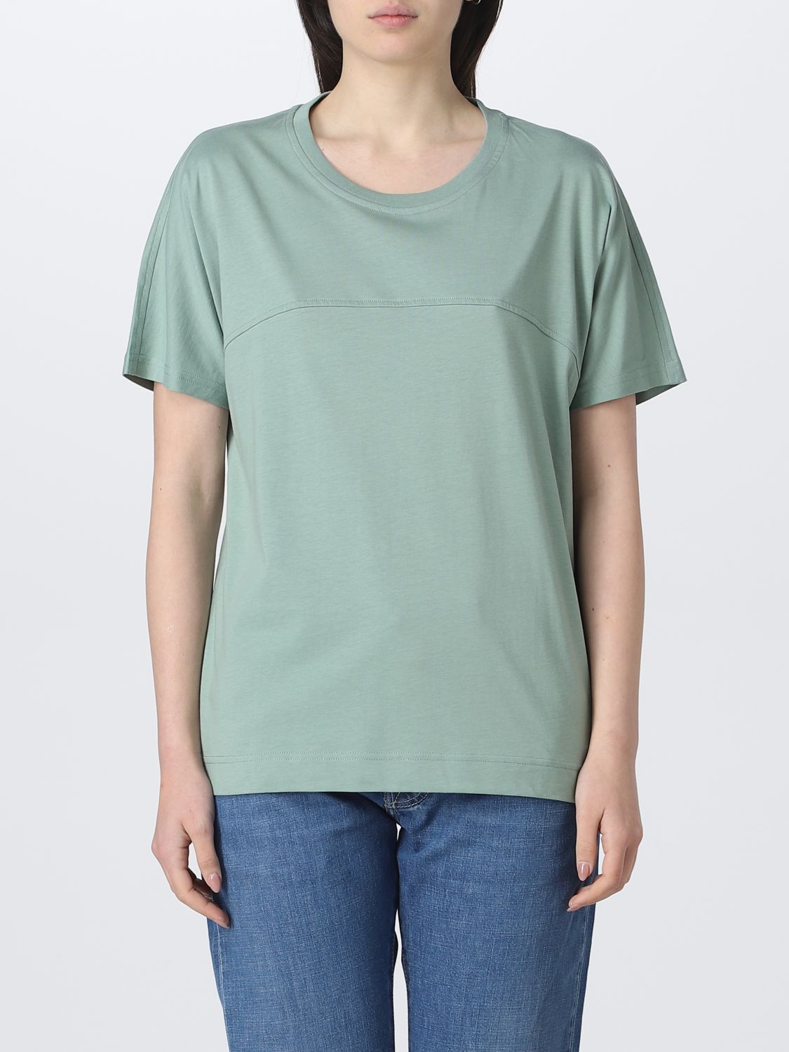 K-way T-shirt  Woman Colour Green