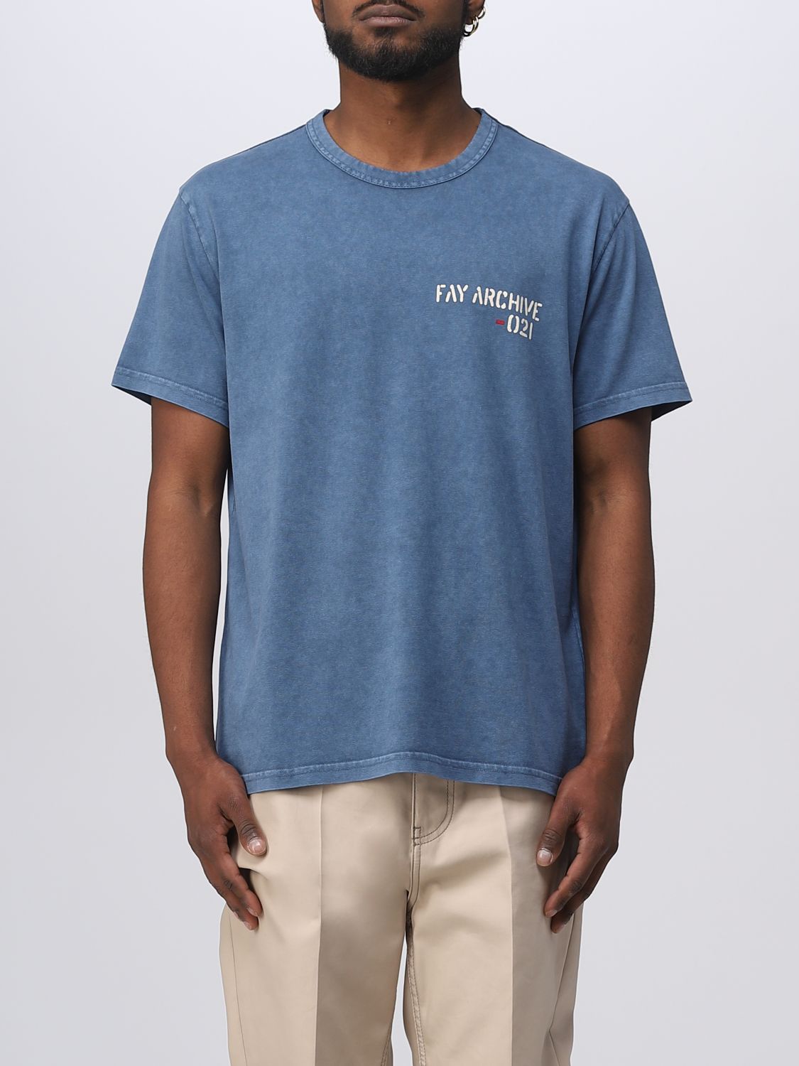 Fay T-shirt  Men Color Cobalt