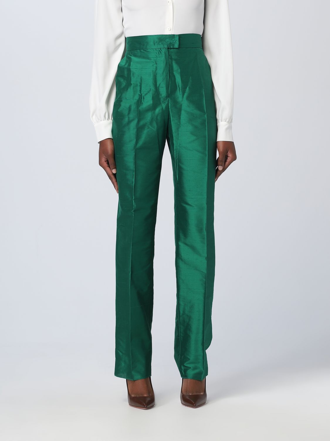 Max Mara Pants  Woman Color Green