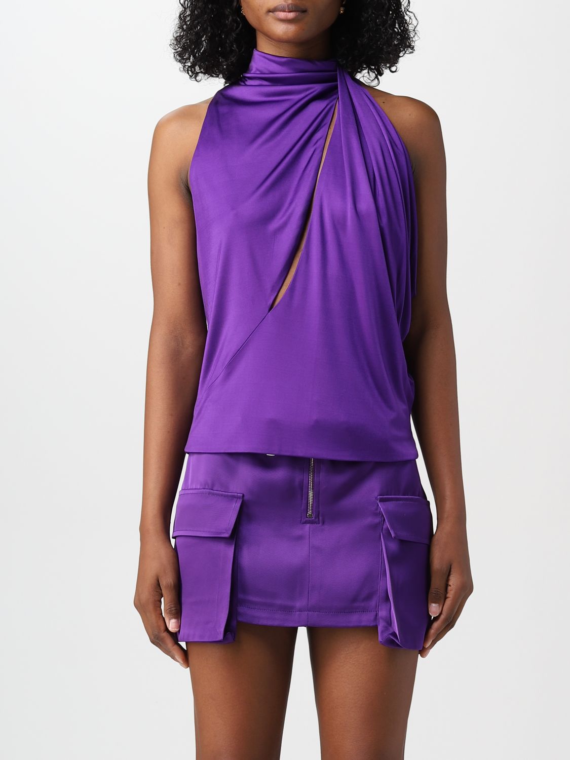 Versace Shirt  Woman In Violet