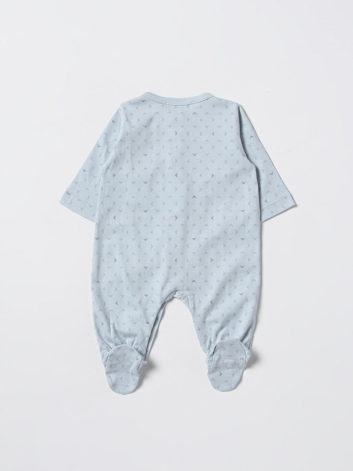 Tuta Emporio Armani Kids: Tuta Emporio Armani Kids neonato azzurro 2