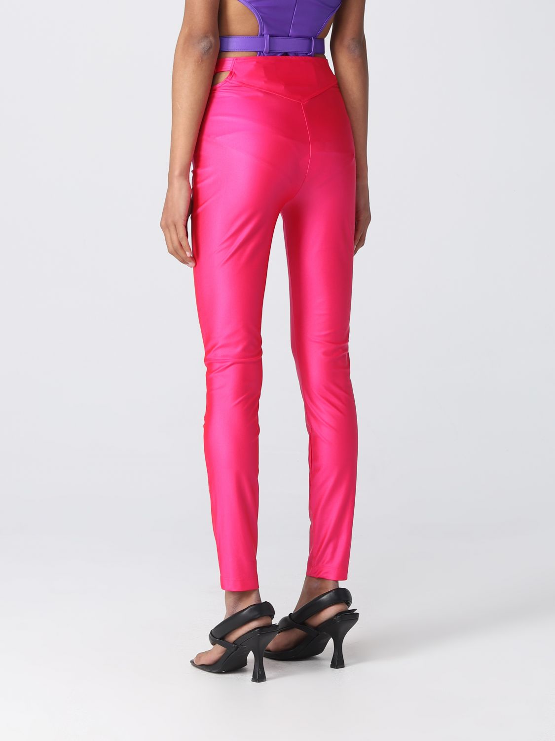 VERSACE JEANS COUTURE: pants for woman - Fuchsia | Versace Jeans ...
