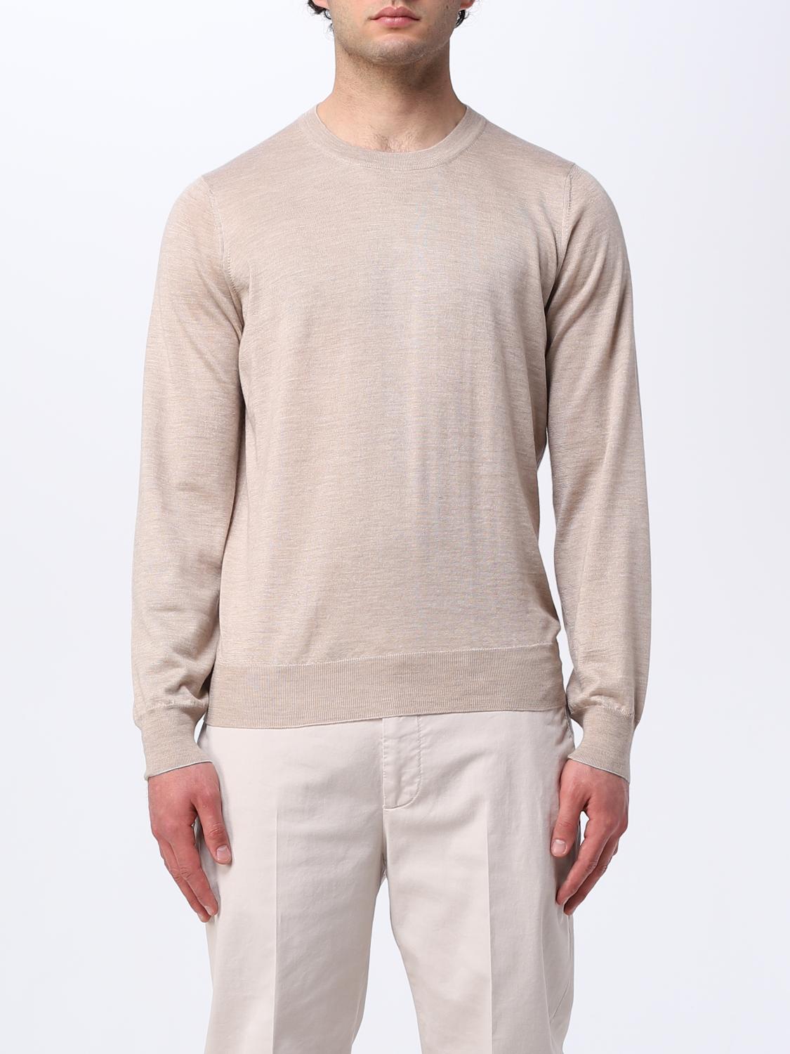 Brunello Cucinelli Cashmere And Silk Turtleneck Sweater In Beige