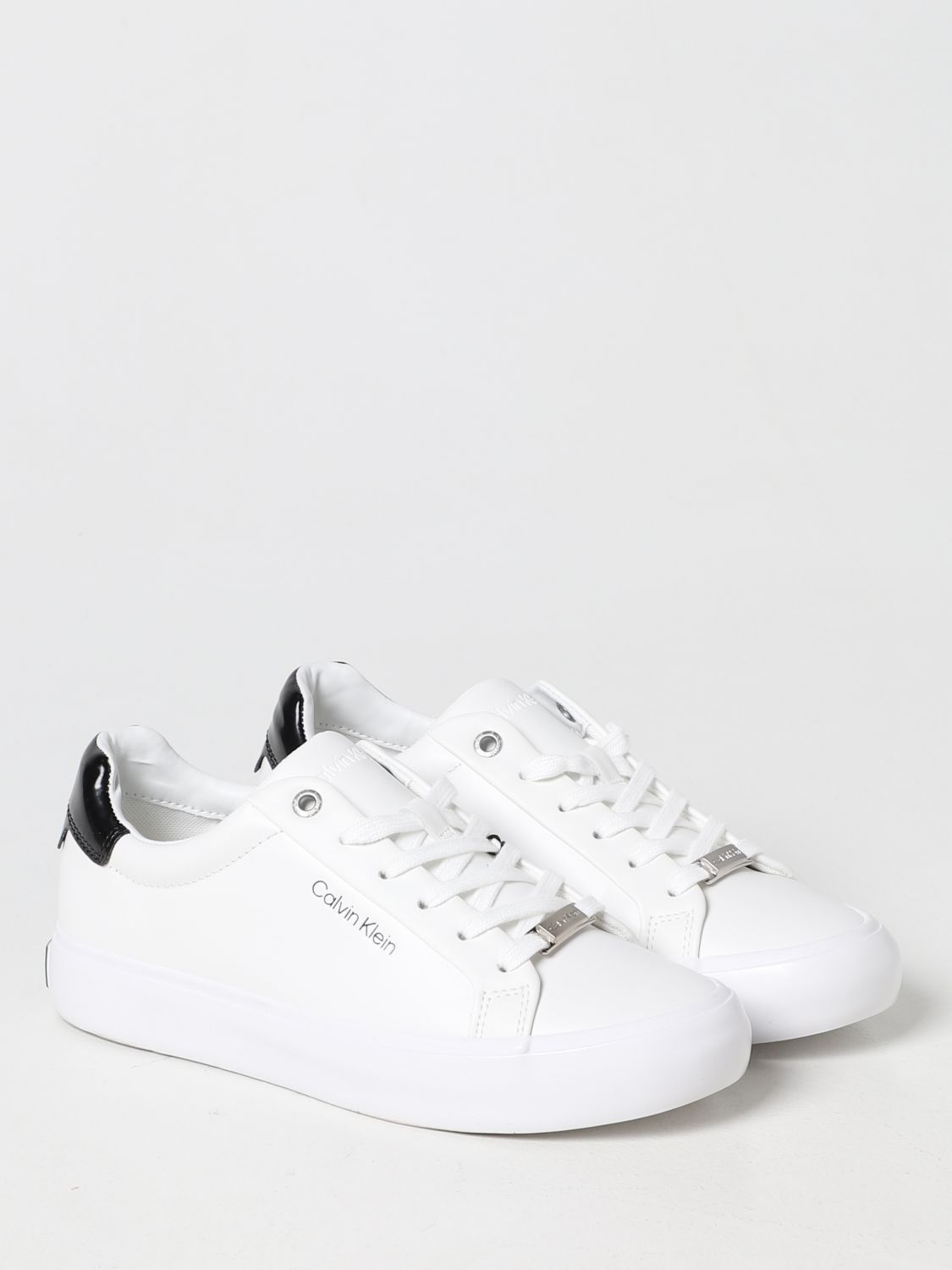 CALVIN KLEIN JEANS: sneakers for woman - White | Calvin Klein Jeans ...