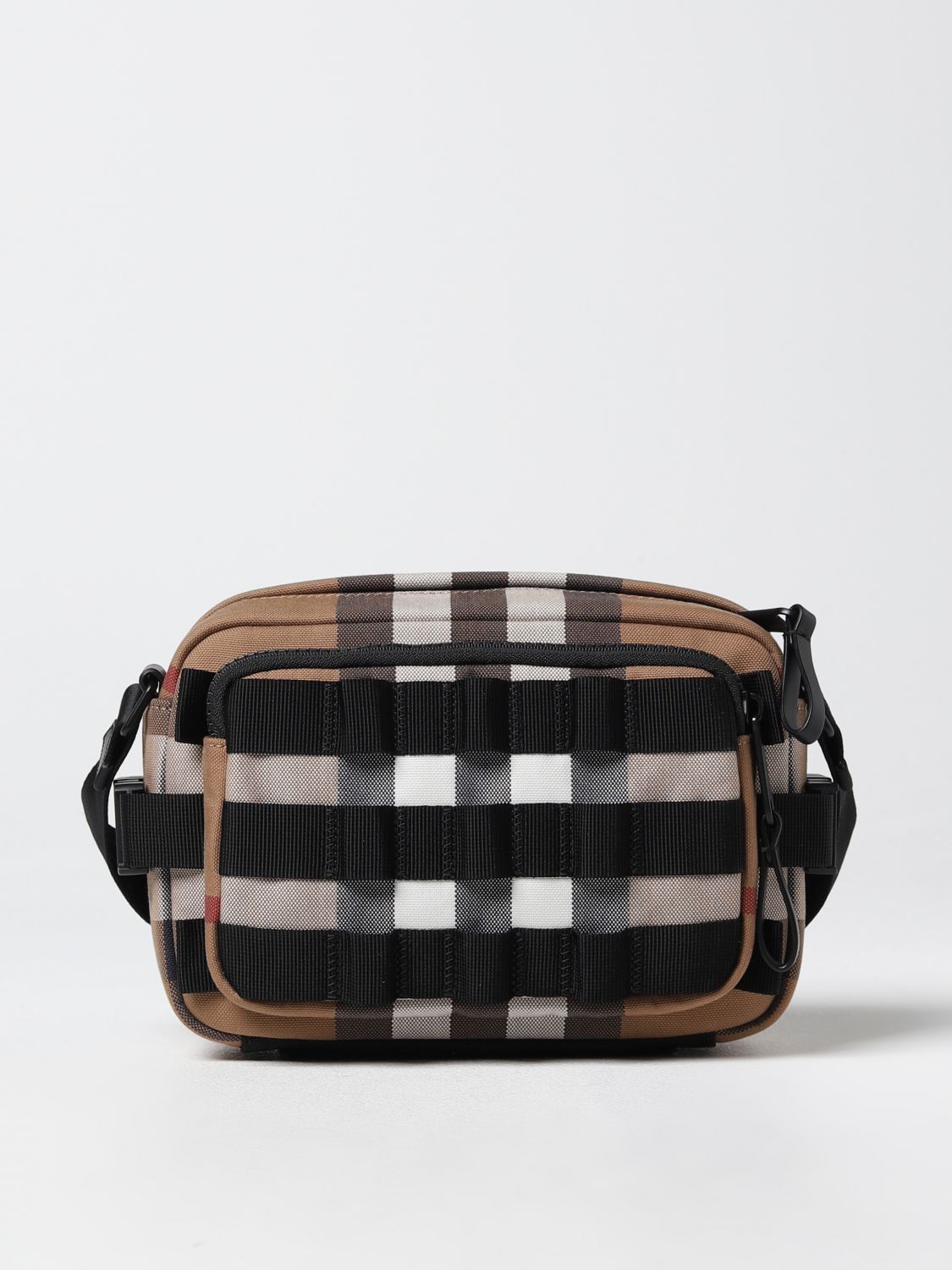 BURBERRY: Paddy in cotton - Brown | Burberry shoulder bag 8064444 online on GIGLIO.COM