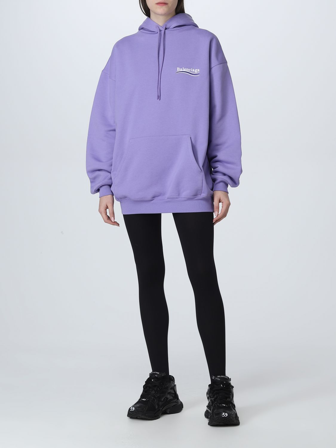 Sweatshirt Balenciaga: Balenciaga Damen Sweatshirt violett 2