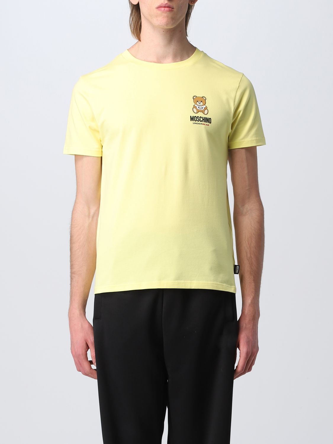 Moschino Underwear T恤  男士 颜色 黄色 In Yellow