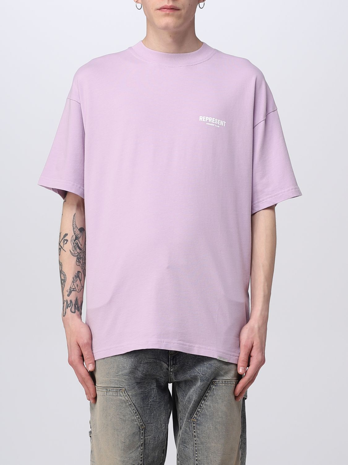 Represent T-shirt  Men Color Lilac