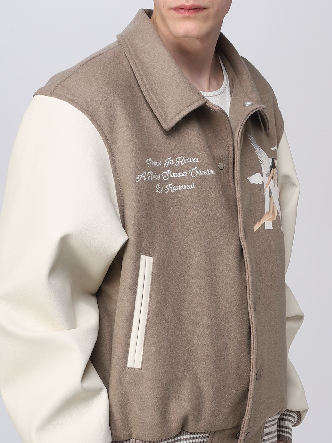 REPRESENT: jacket for man - Beige