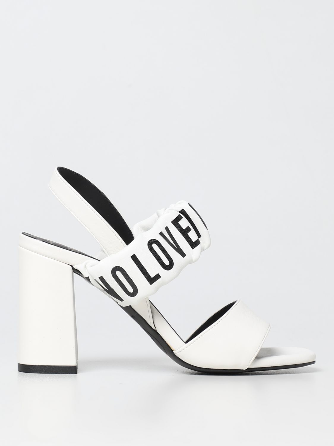 Love Moschino Heeled Sandals  Woman In White