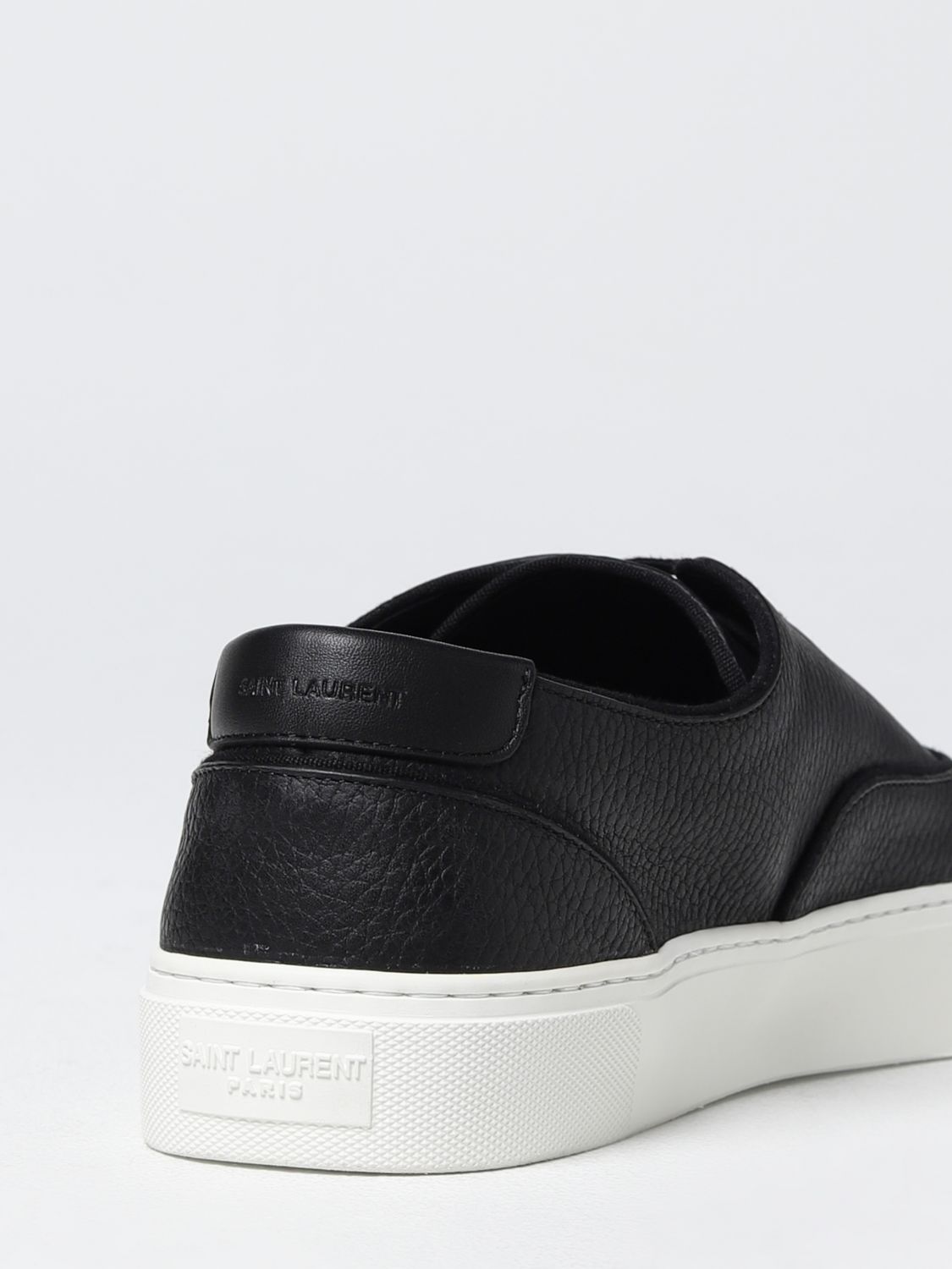 SAINT LAURENT: Venice leather sneakers - Black | Saint Laurent sneakers ...