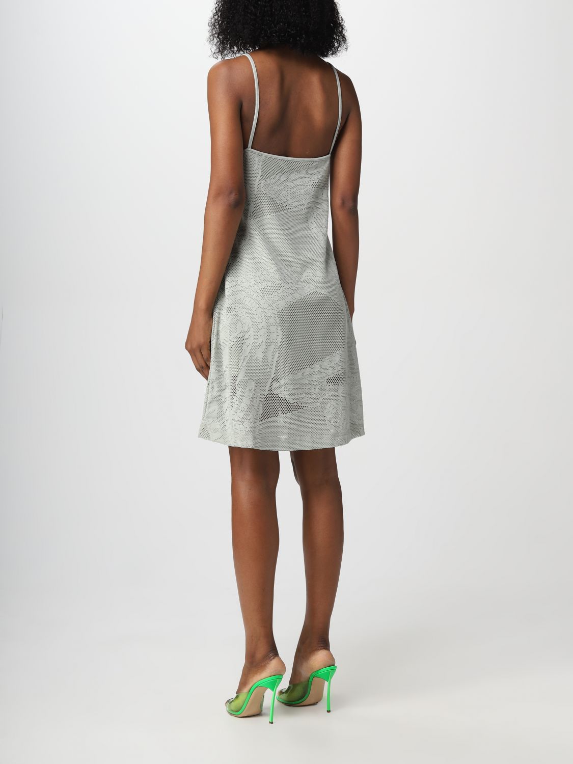 DIESEL: dress for woman - Grey | Diesel dress A084780NFAF online on ...