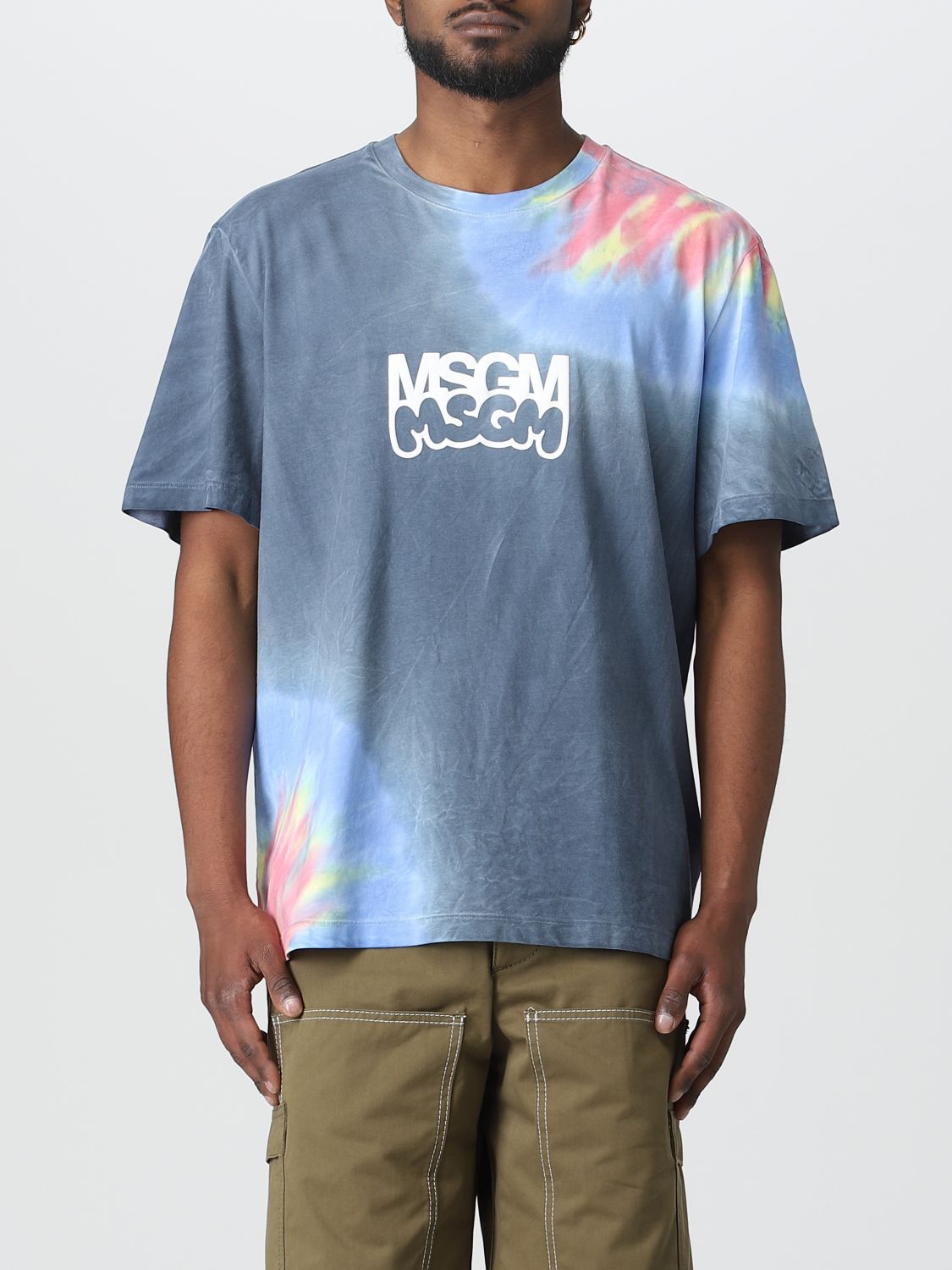 Msgm T-shirt  Men Color Multicolor
