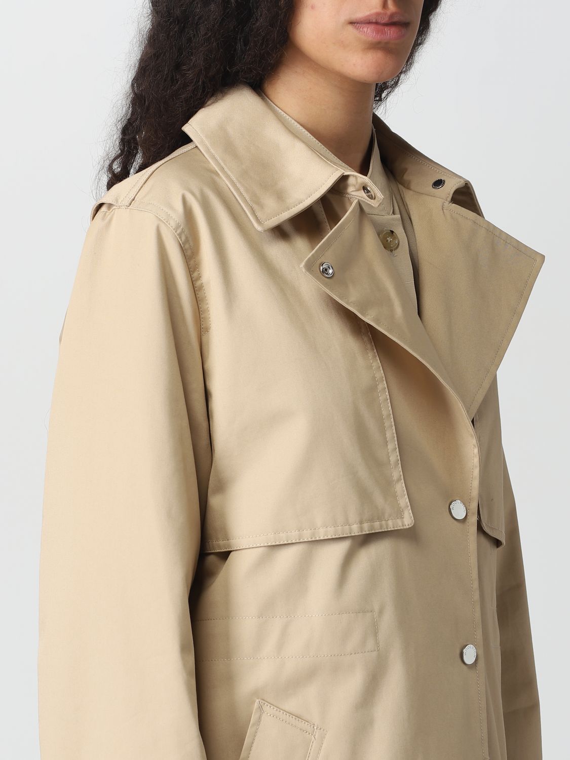 WOOLRICH: coat for woman - Beige | Woolrich coat CFWWOU0838FRUT1974 ...
