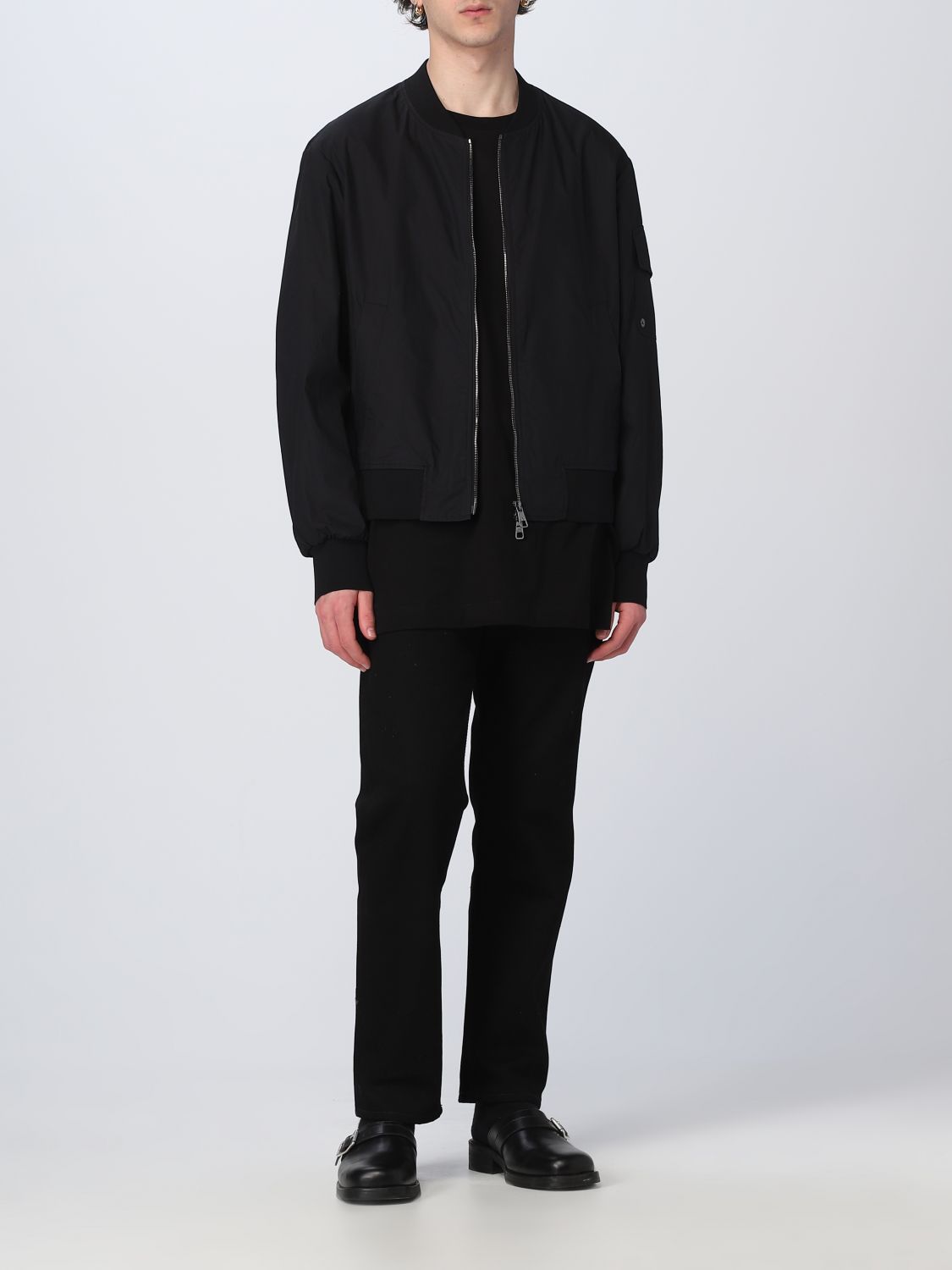 NEIL BARRETT: jacket for man - Black | Neil Barrett jacket PBCS002U014 ...