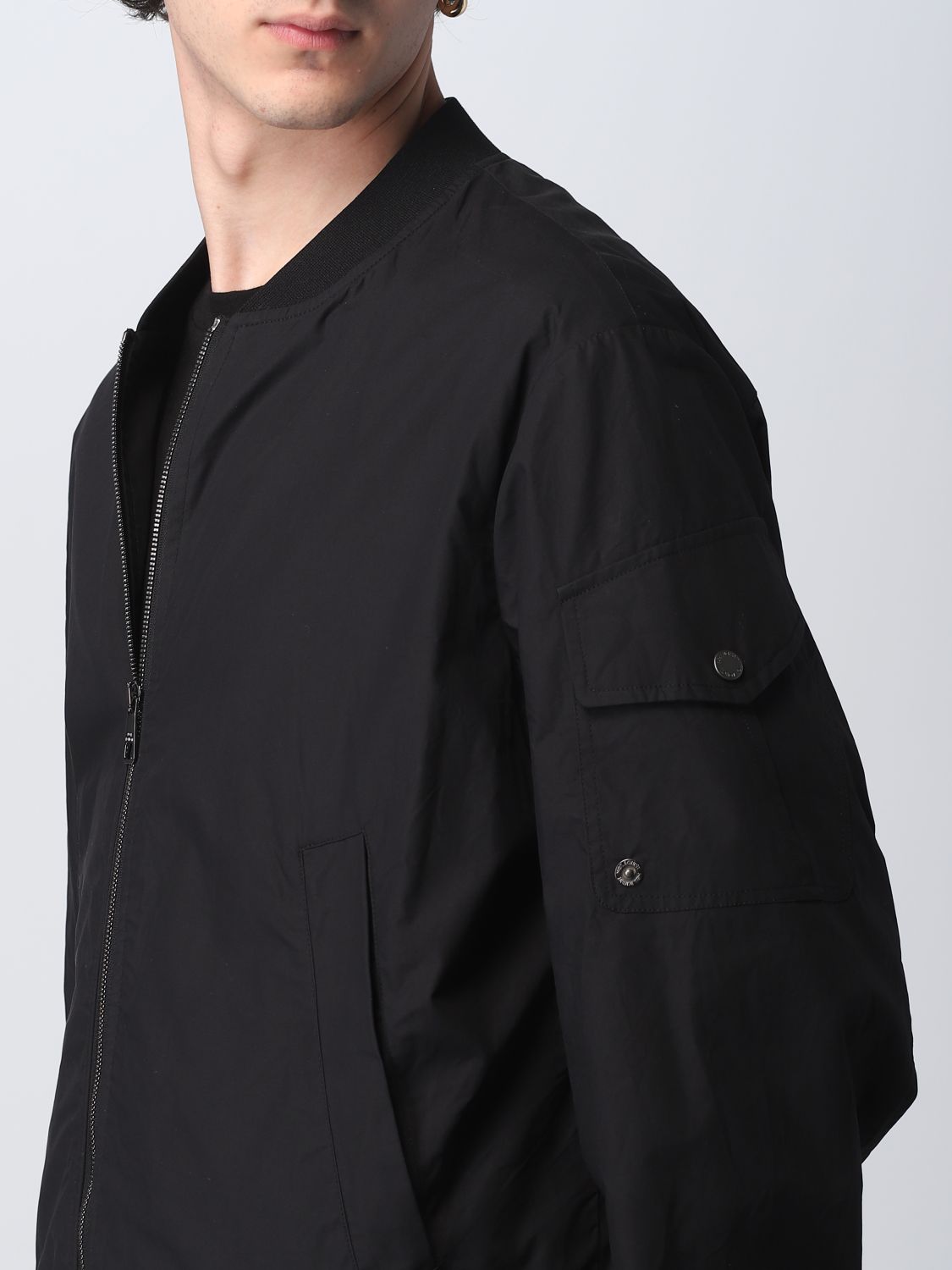 NEIL BARRETT: jacket for man - Black | Neil Barrett jacket PBCS002U014 ...