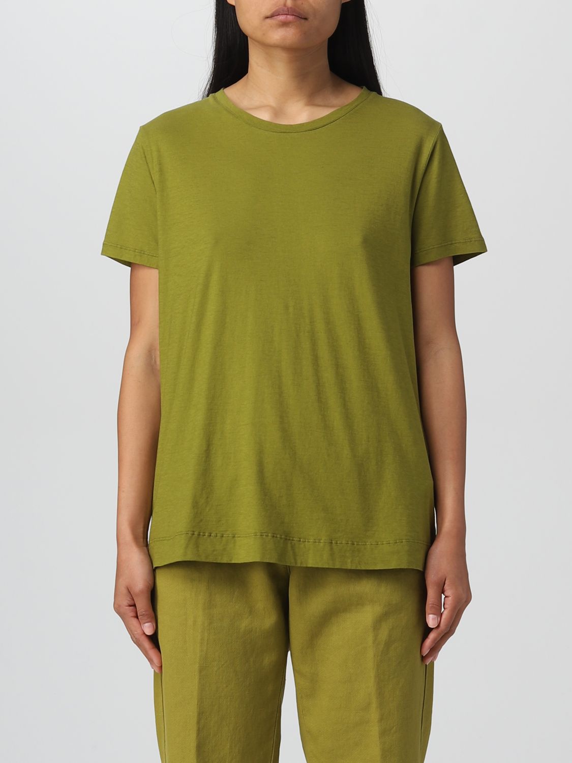 Massimo Alba T-shirt  Woman Color Pea Green