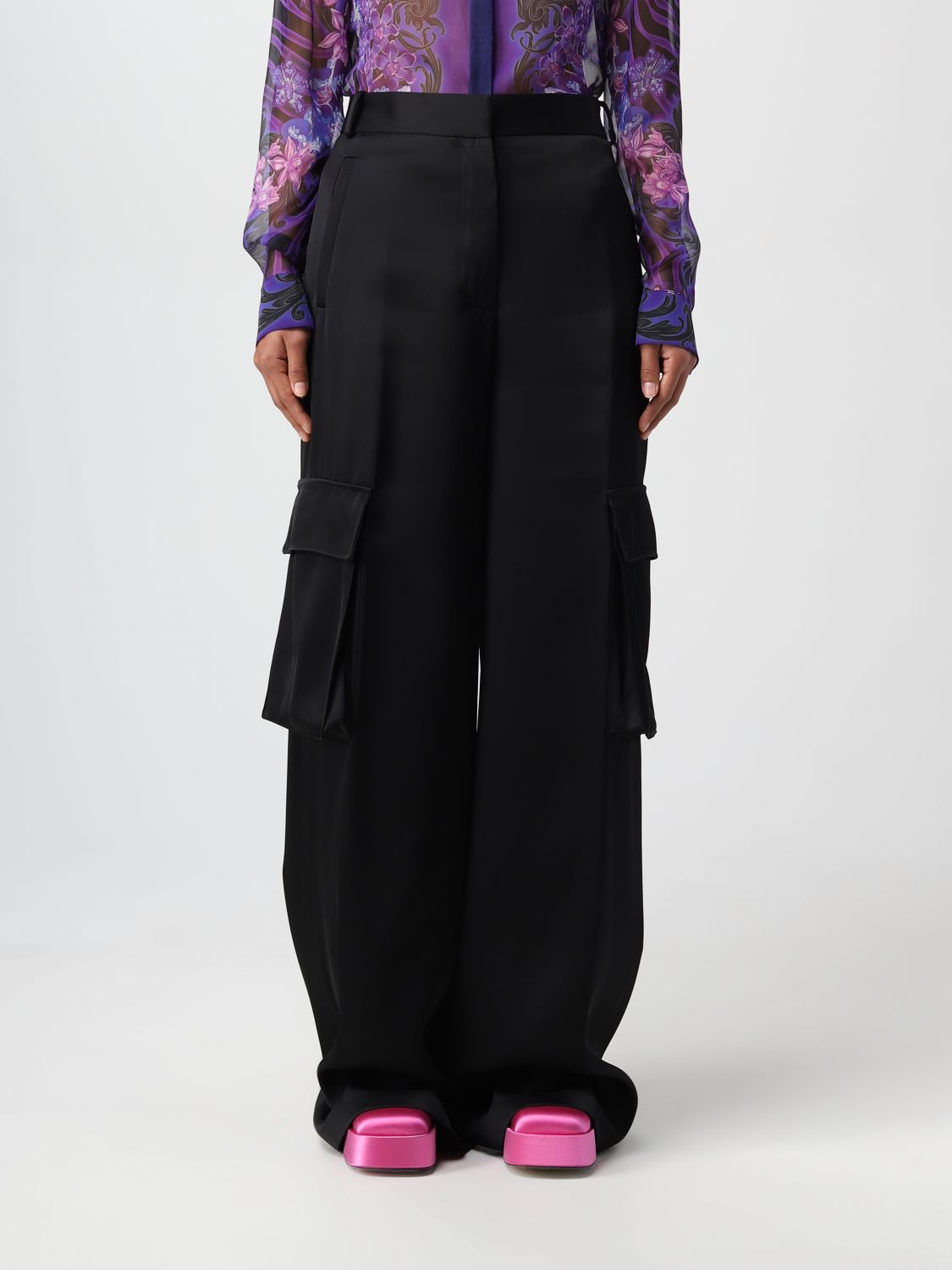 Versace Trousers  Woman In Black