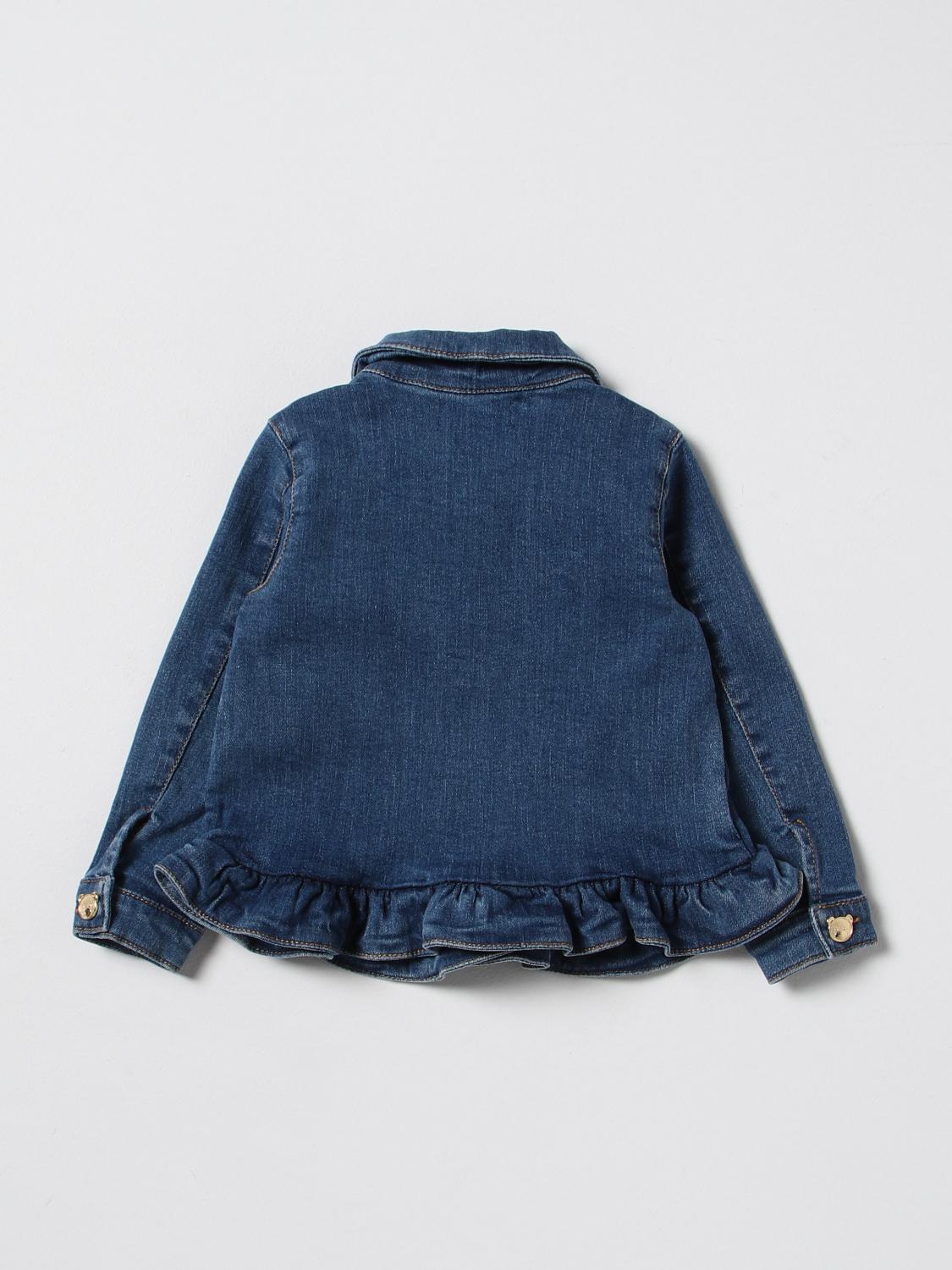 MOSCHINO BABY jacket for baby Blue Moschino Baby jacket