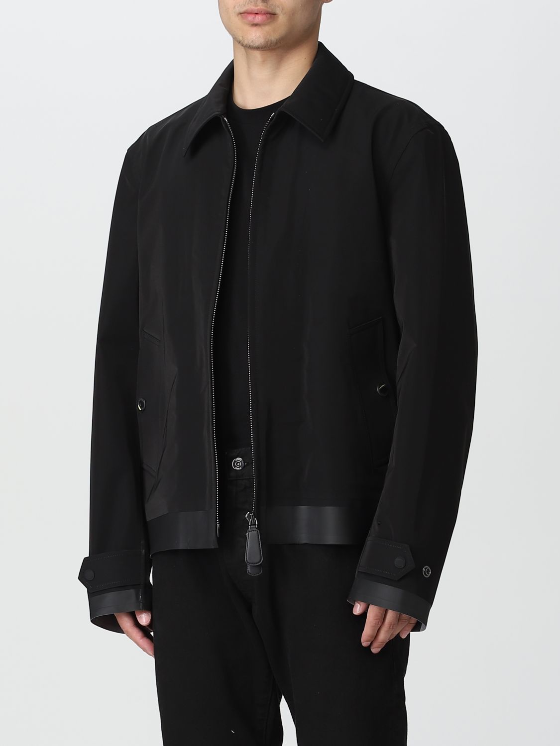BURBERRY: jacket for man - Black | Burberry jacket 8062944 online on ...