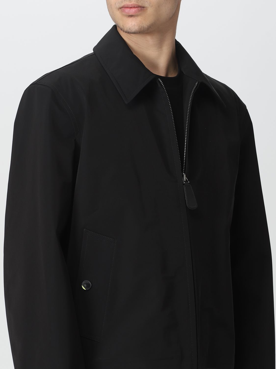 BURBERRY: jacket for man - Black | Burberry jacket 8062944 online on ...