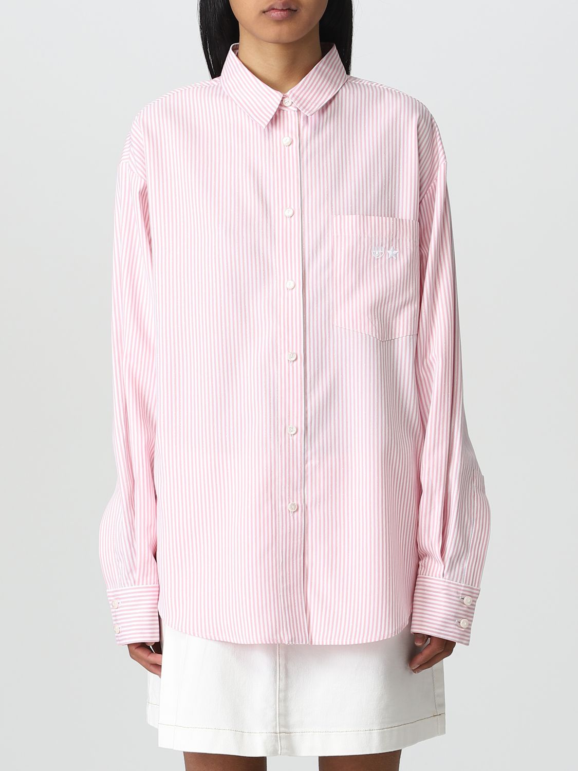 Shop Chiara Ferragni Shirt  Woman Color Pink