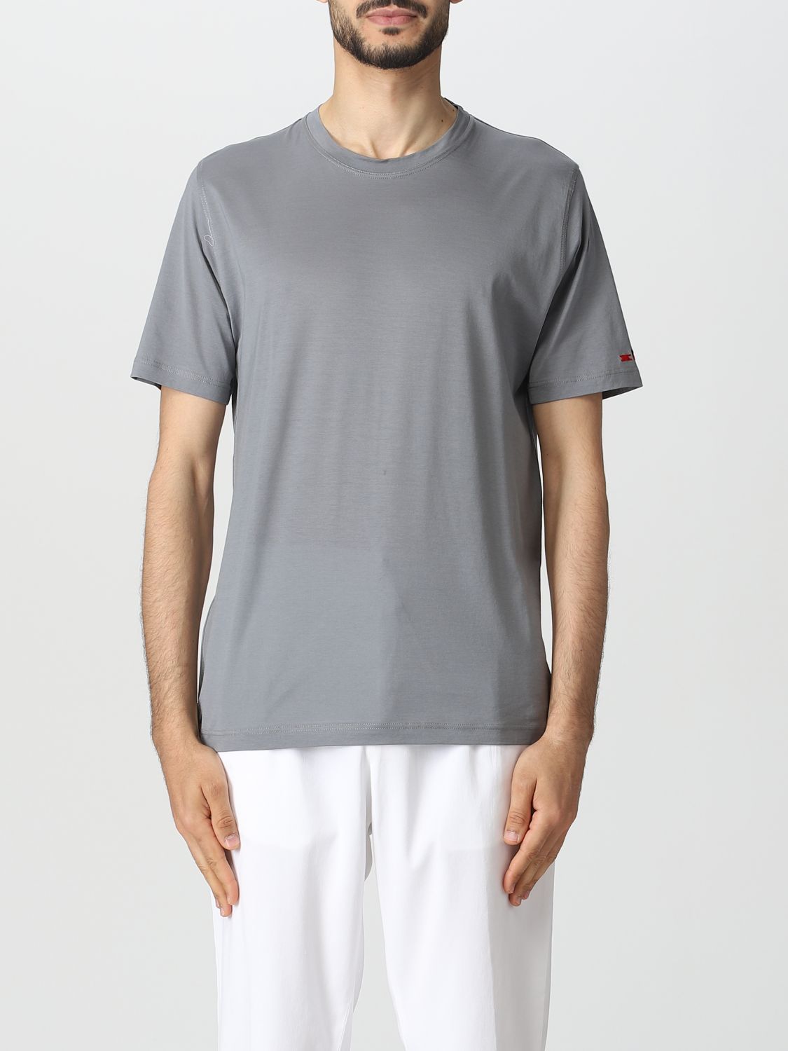 Kiton T-shirt  Men Color Grey