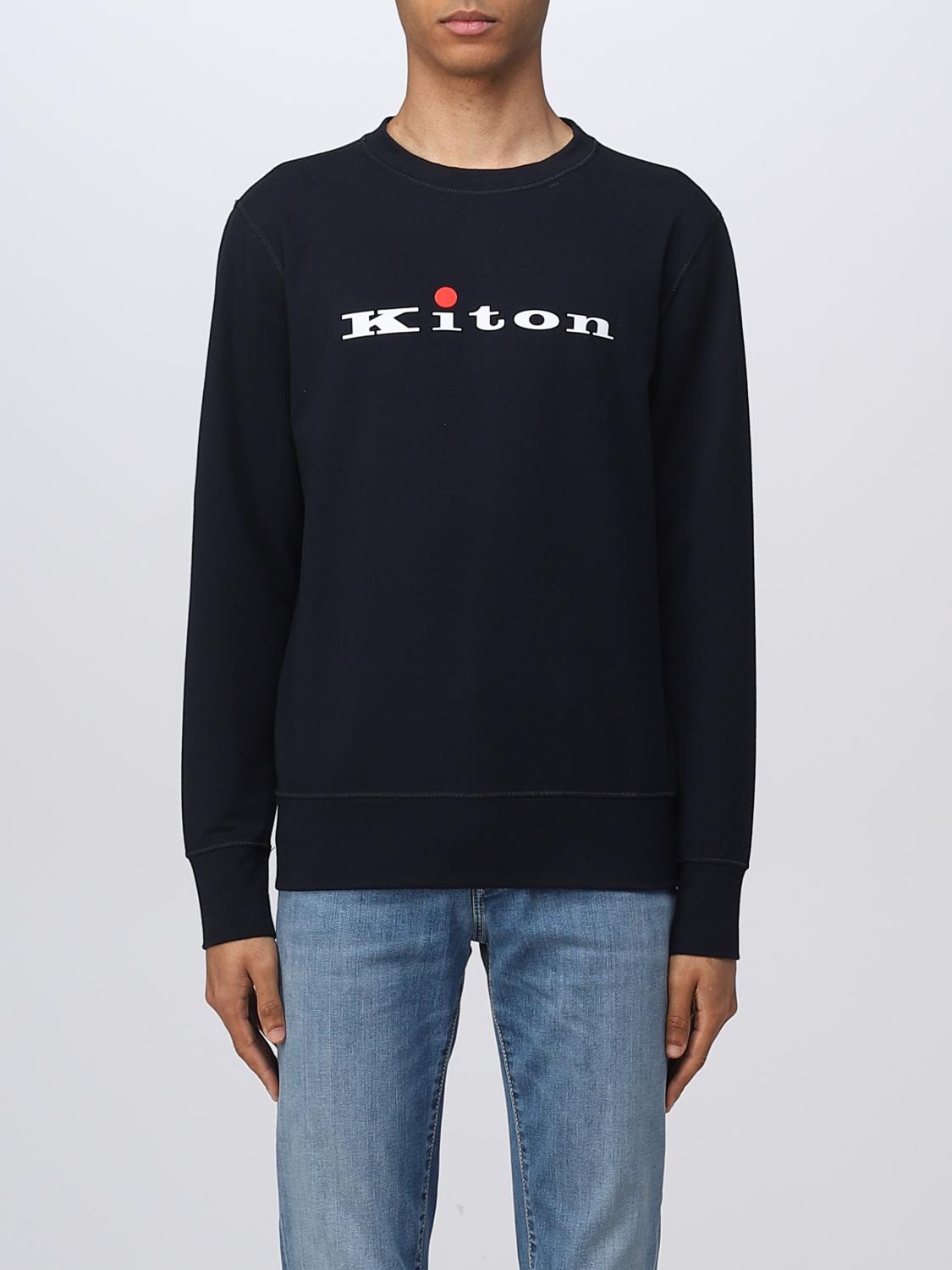 KITON SWEATSHIRT KITON MEN COLOR BLUE,E23349009