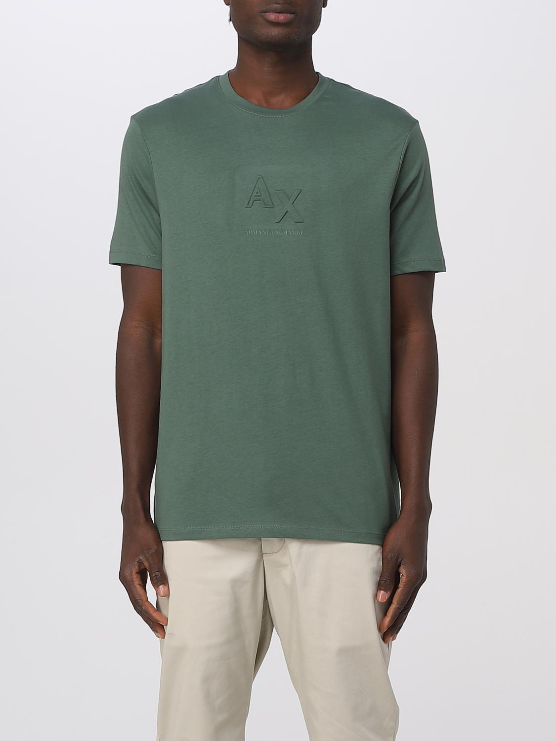 ARMANI EXCHANGE tshirt for man Green Armani Exchange tshirt