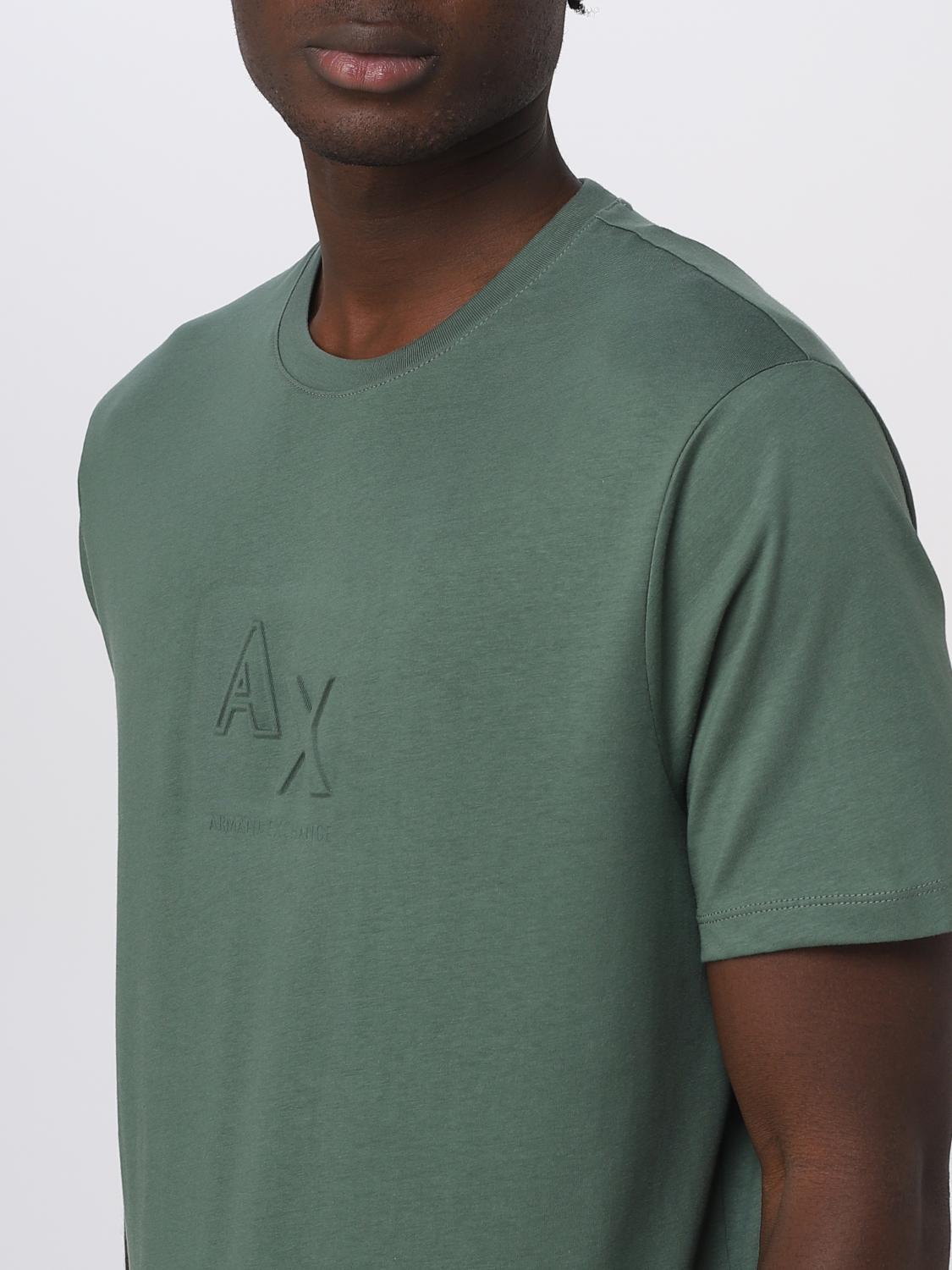 ARMANI EXCHANGE tshirt for man Green Armani Exchange tshirt
