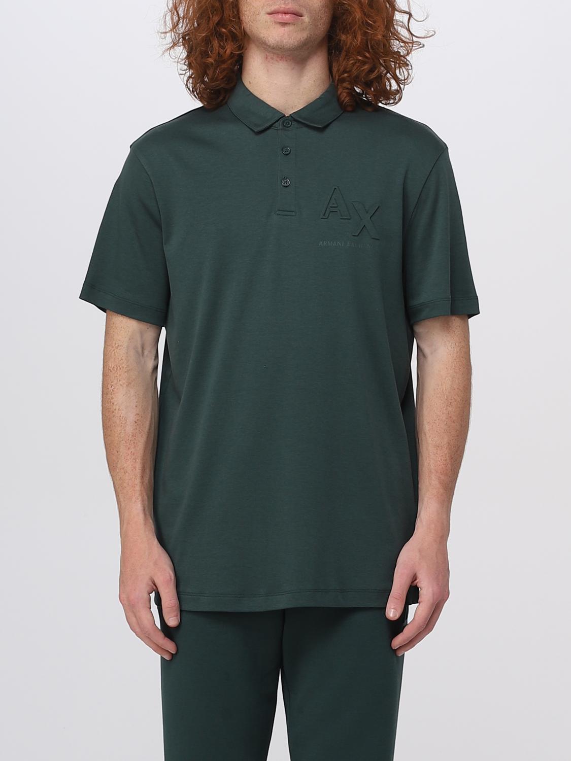 Armani Exchange Polo Shirt  Men Color Green
