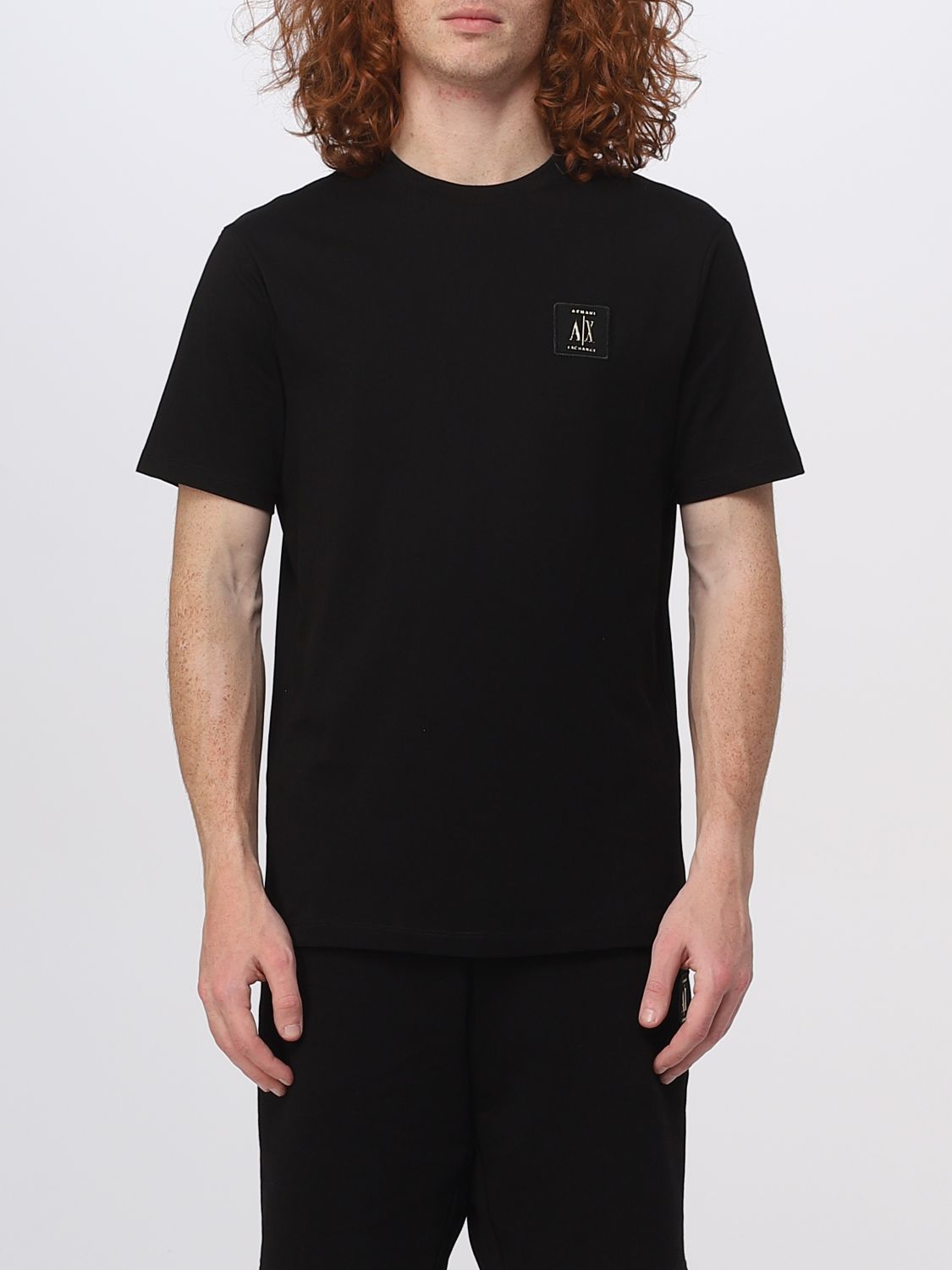 ARMANI EXCHANGE: t-shirt for man - Black | Armani Exchange t-shirt ...