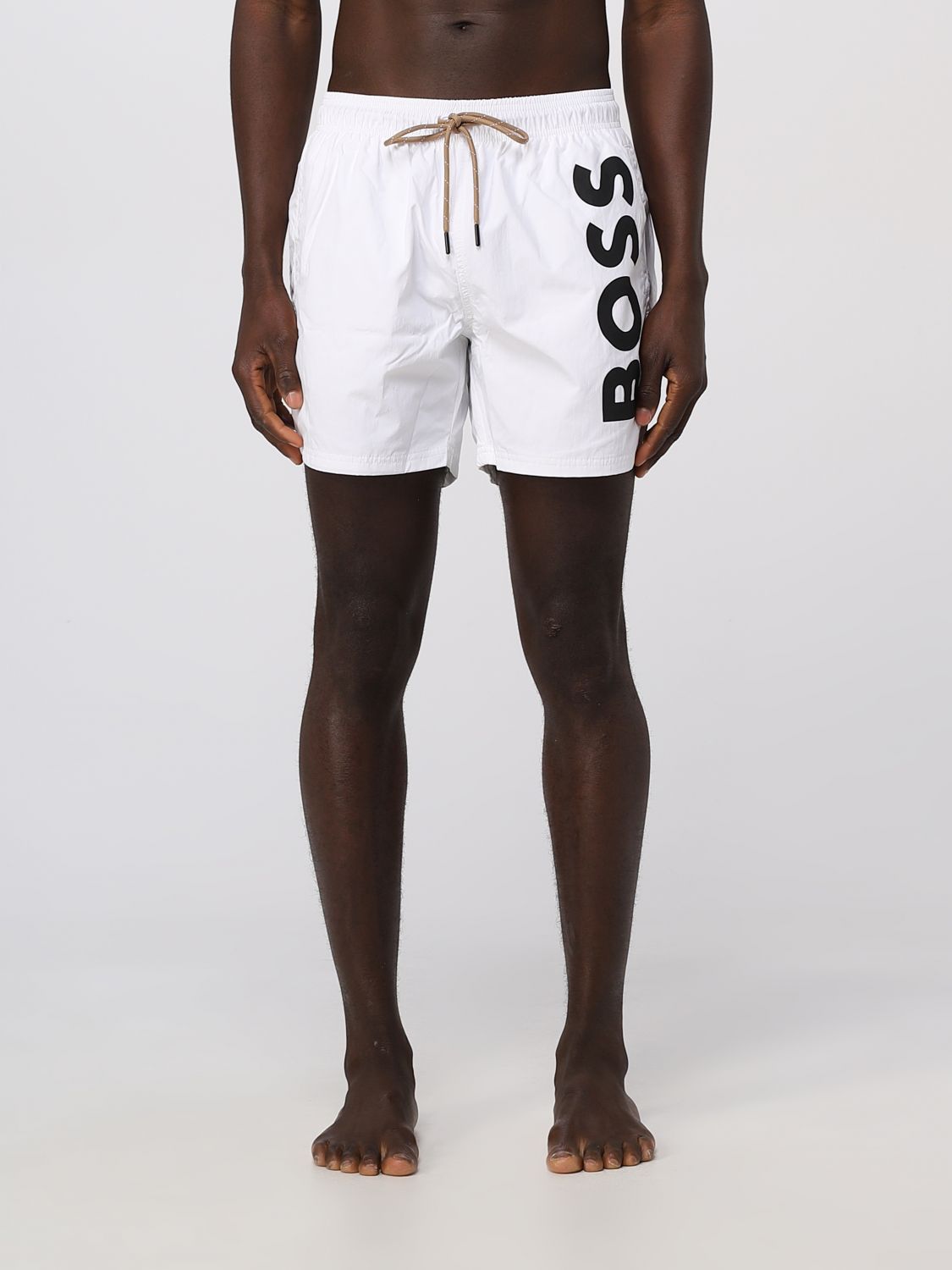 BOSS: swimsuit for man - White | Boss swimsuit 50469594 online on ...