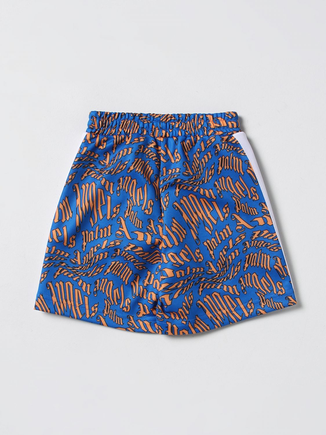 PALM ANGELS: shorts for boys - Blue | Palm Angels shorts ...