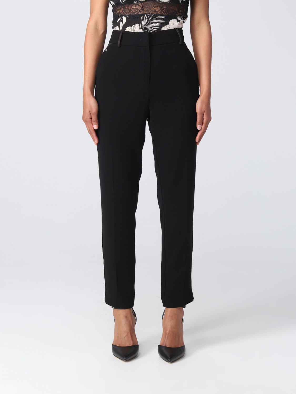 LIU JO: pants for woman - Black | Liu Jo pants CA3033T2506 online on ...