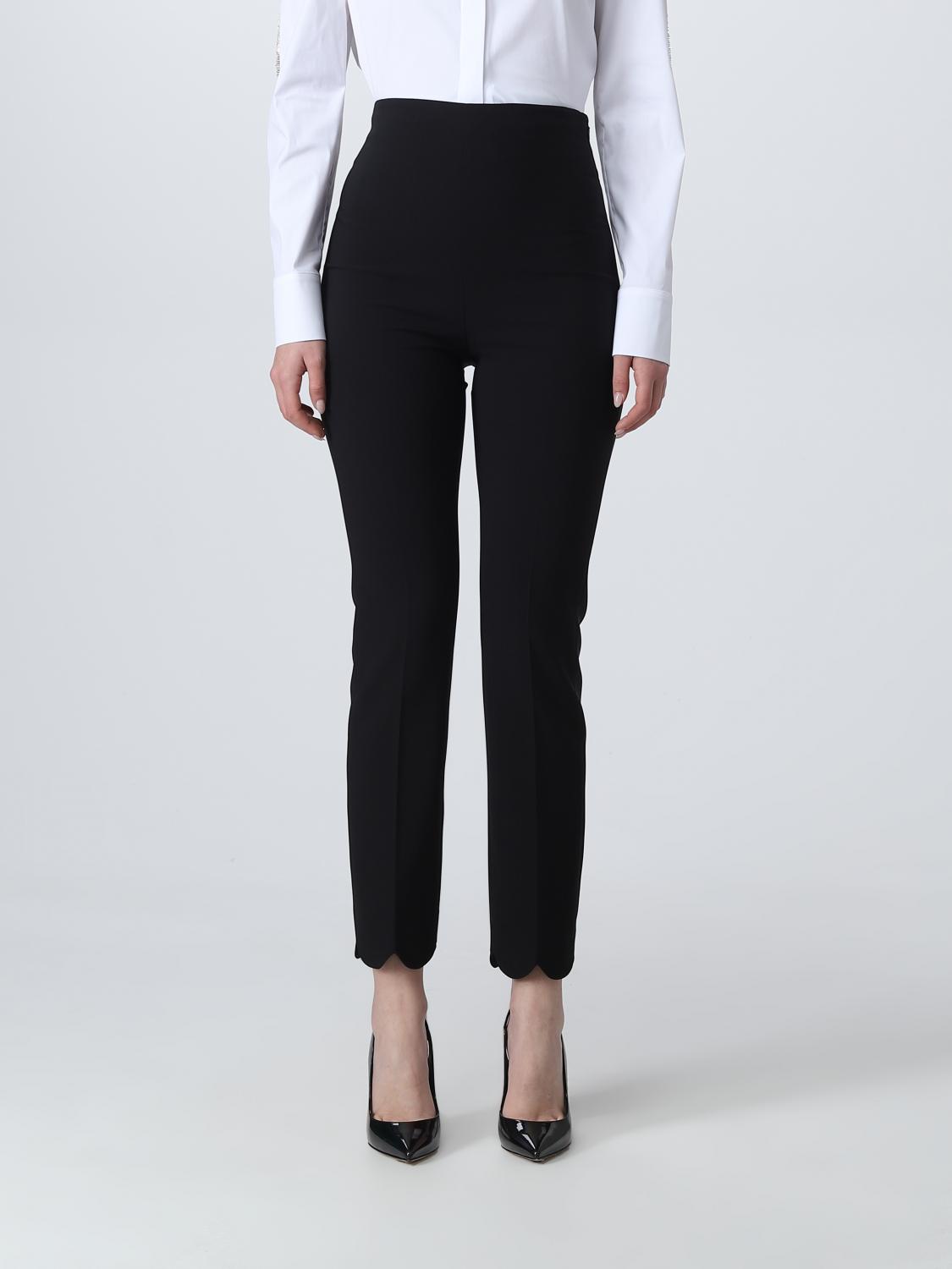 Pantalone Genny: Pantalone Genny in tessuto sintetico nero 1